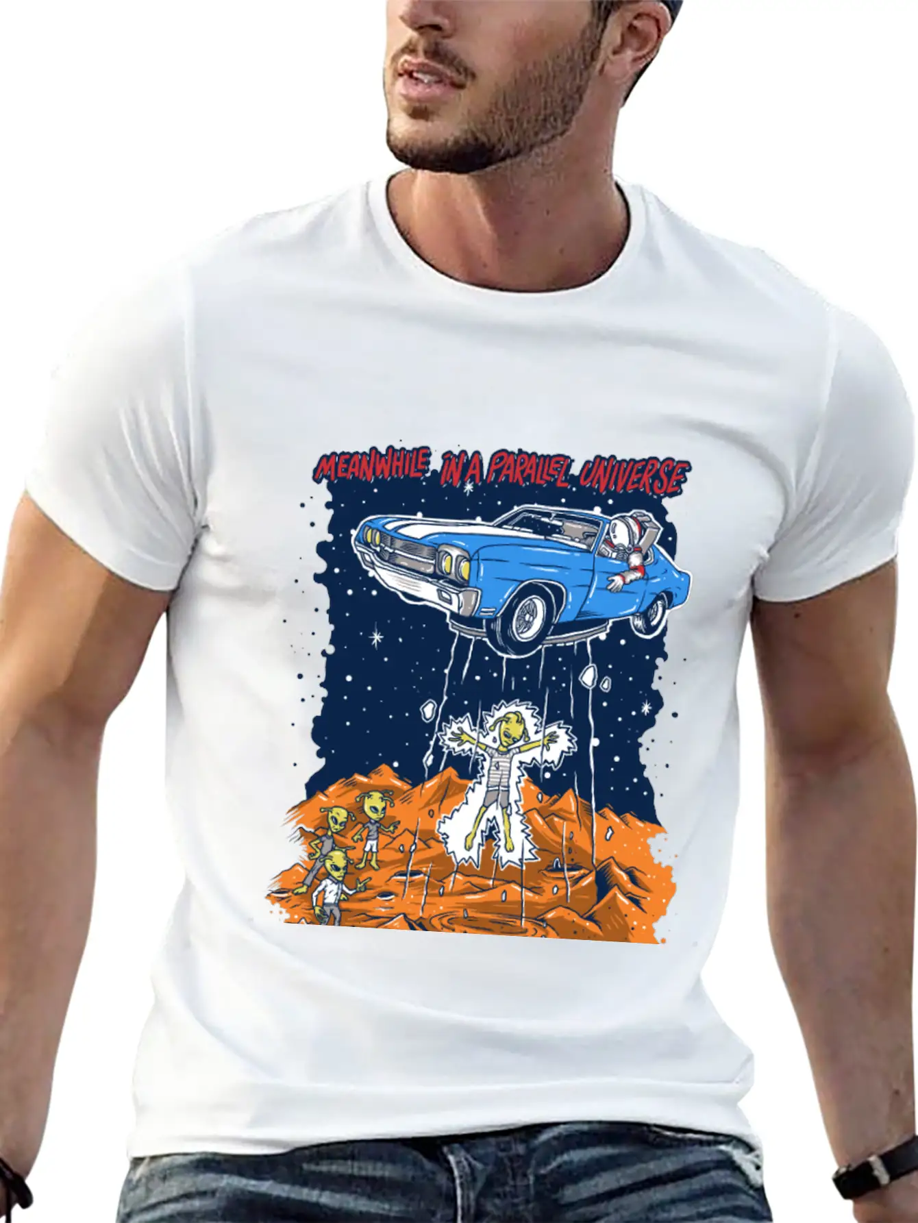 UFO In Parallel Universe Unisex Casual T-Shirt – Clean Design For Daily Comfort