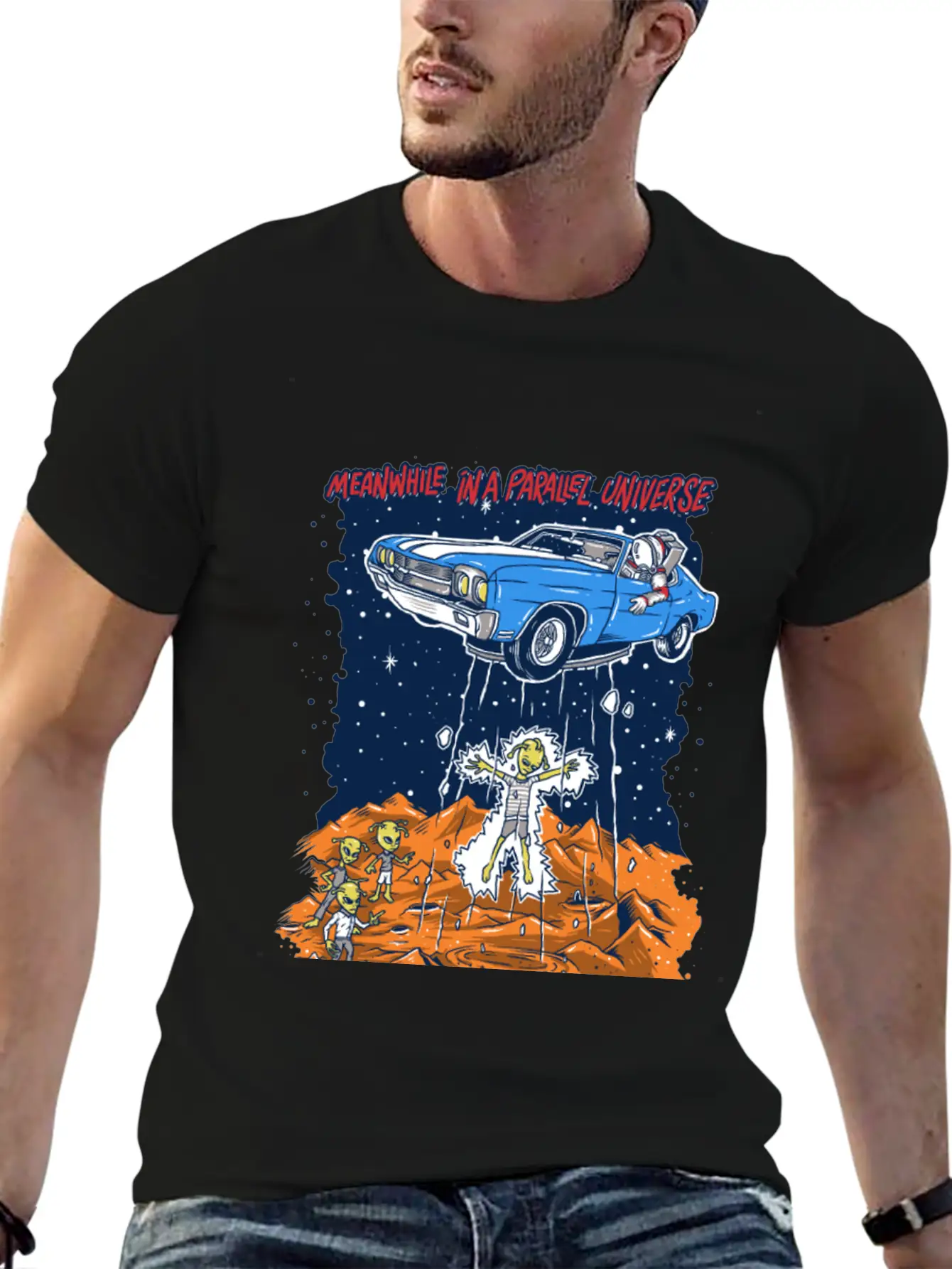 UFO In Parallel Universe Unisex Casual T-Shirt – Clean Design For Daily Comfort