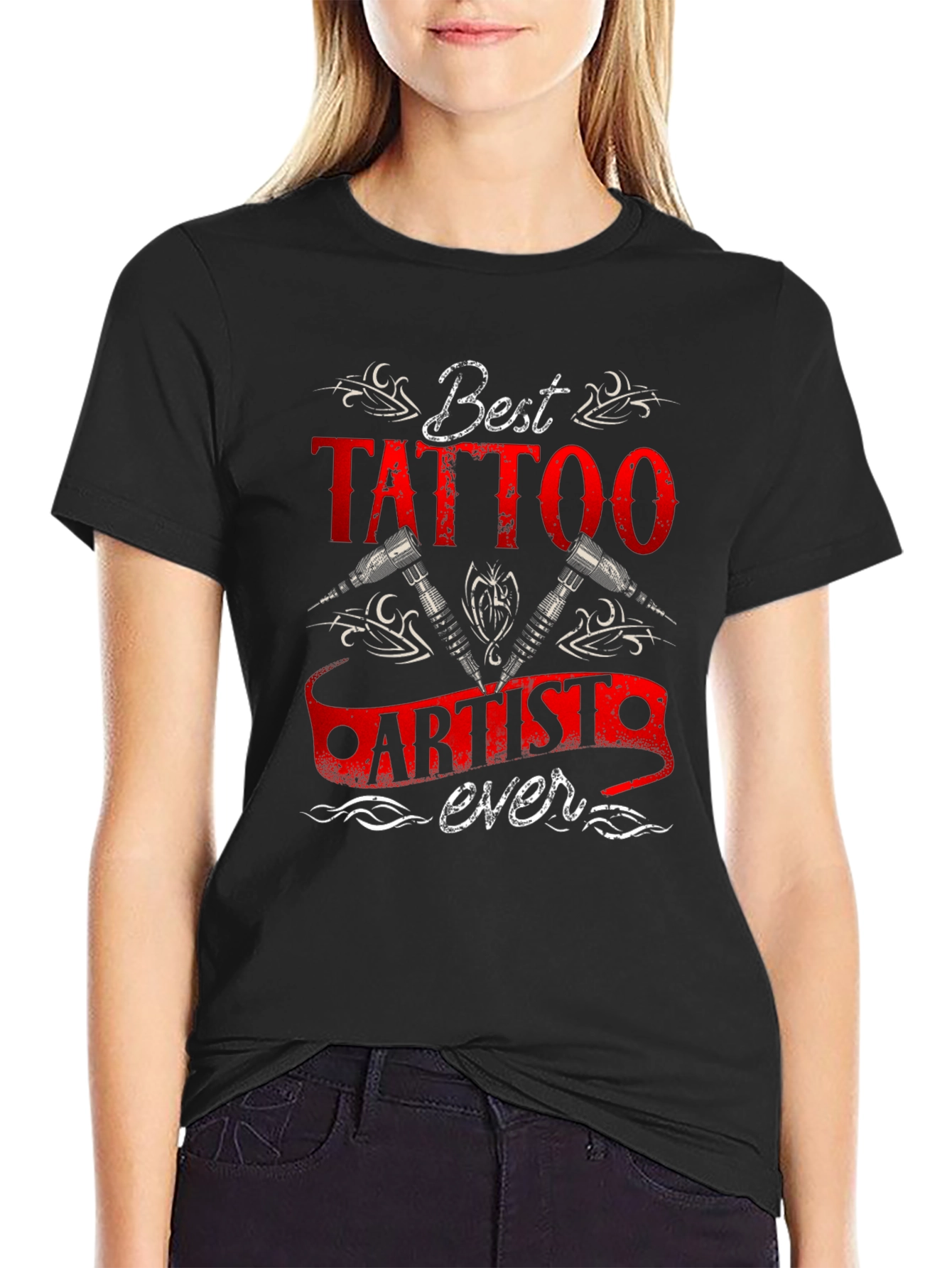 Best Tattoo Artist Ever Black T-Shirt