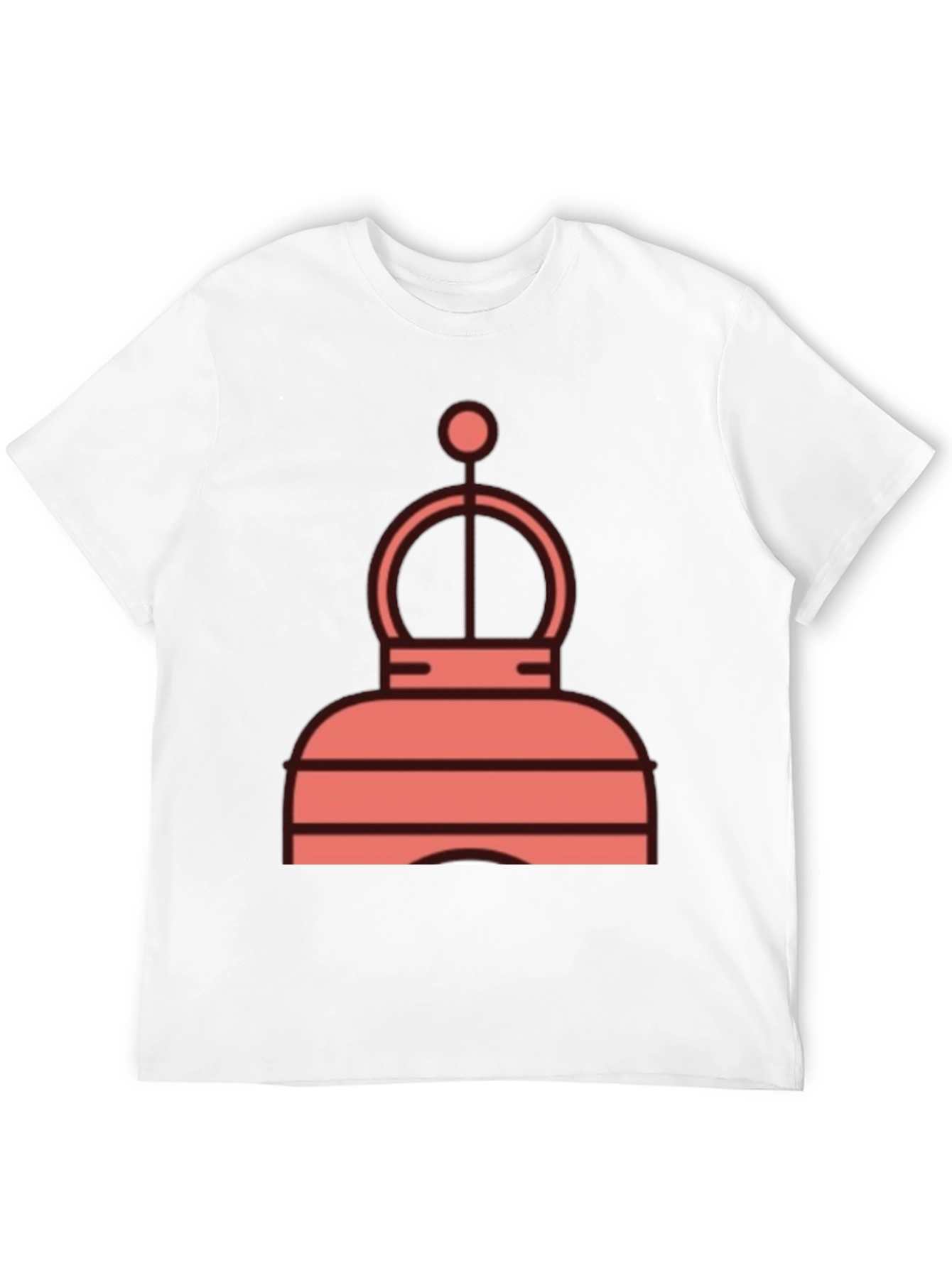 Abstract Crown Graphic T-Shirt - Modern Style