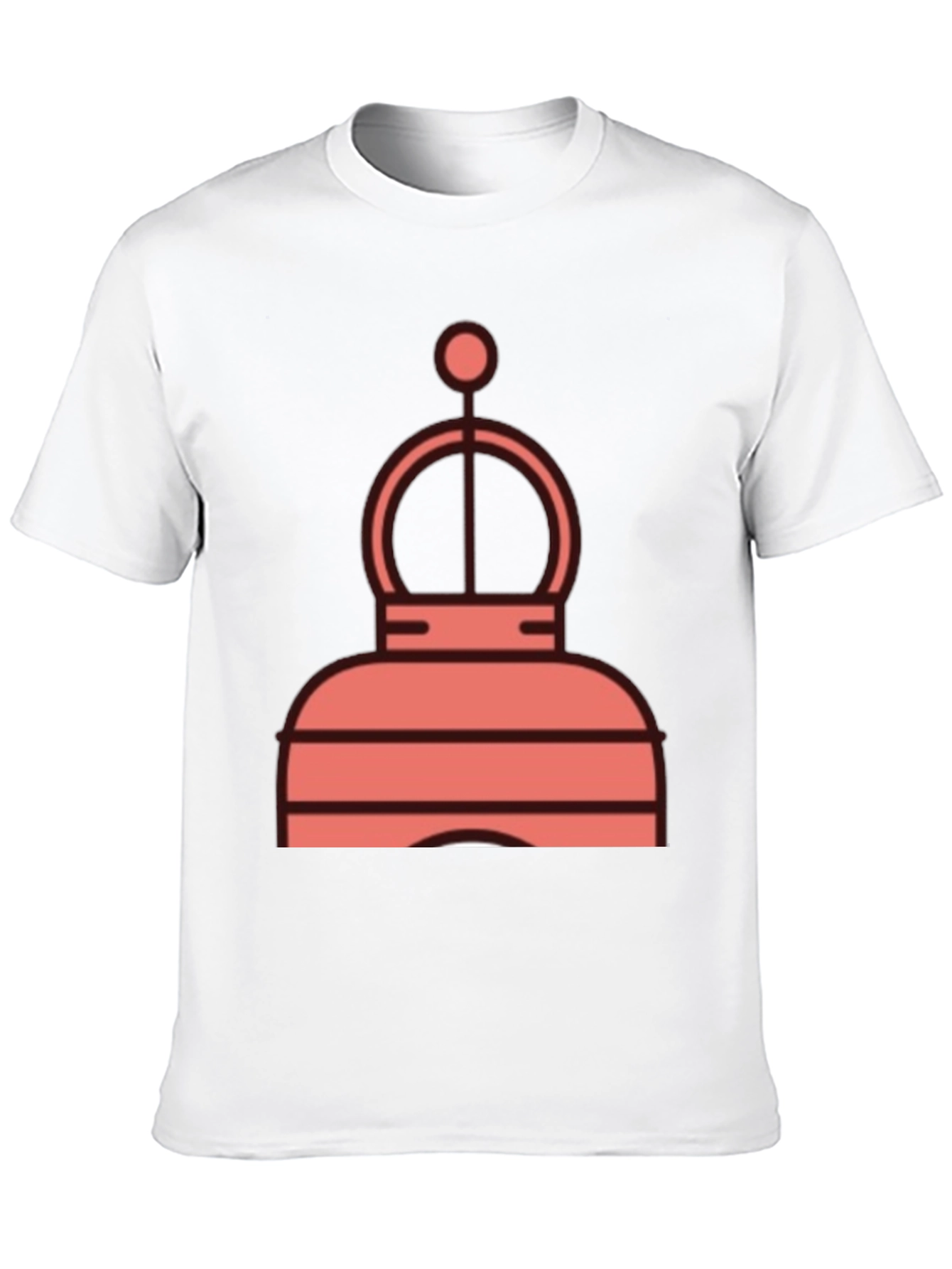 Abstract Crown Graphic T-Shirt - Modern Style