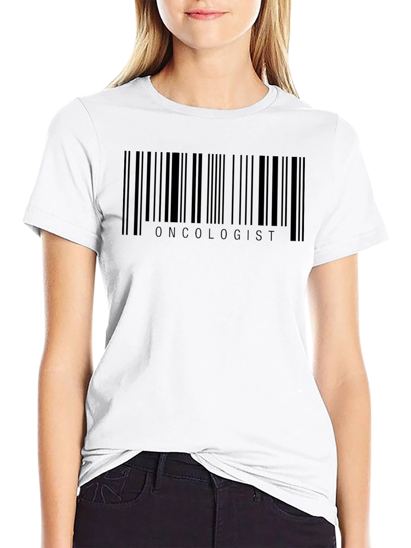 Oncologist Barcode T-Shirt - Medical Professional Tee