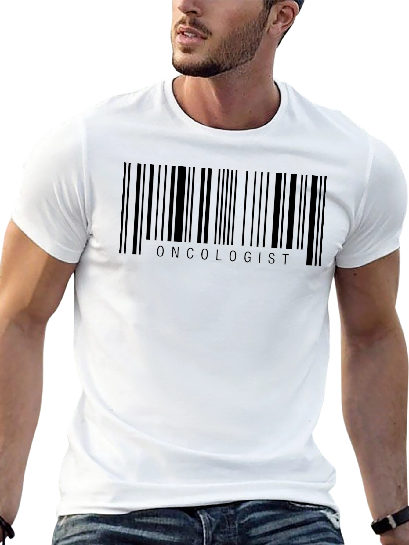 Oncologist Barcode T-Shirt - Medical Professional Tee