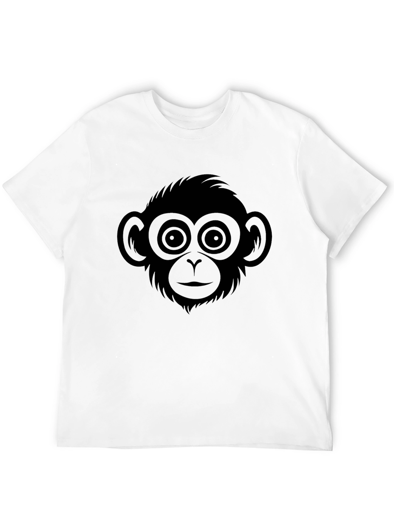 Monkey Face Graphic T-Shirt
