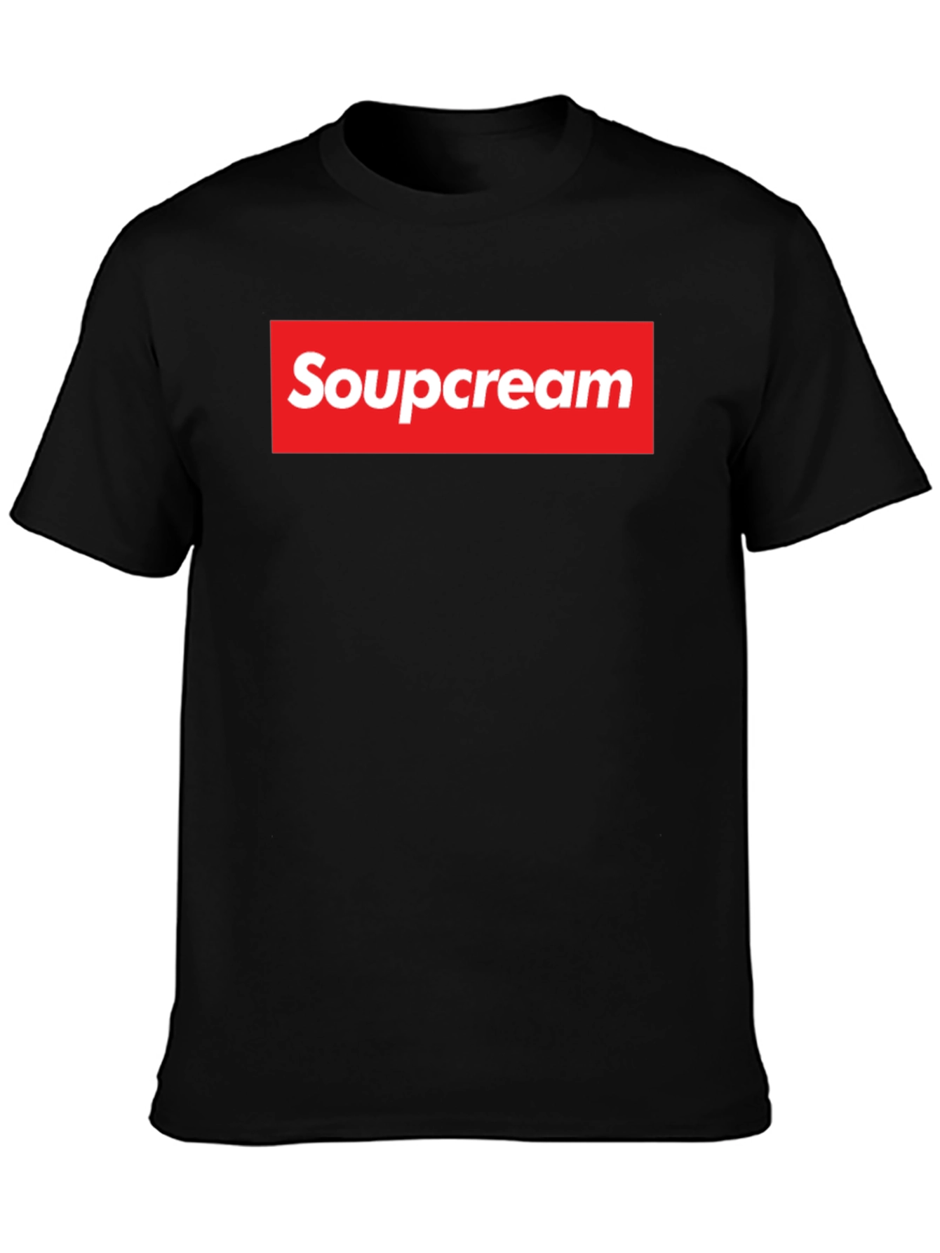 Soupcream Funny Graphic Tee - Black
