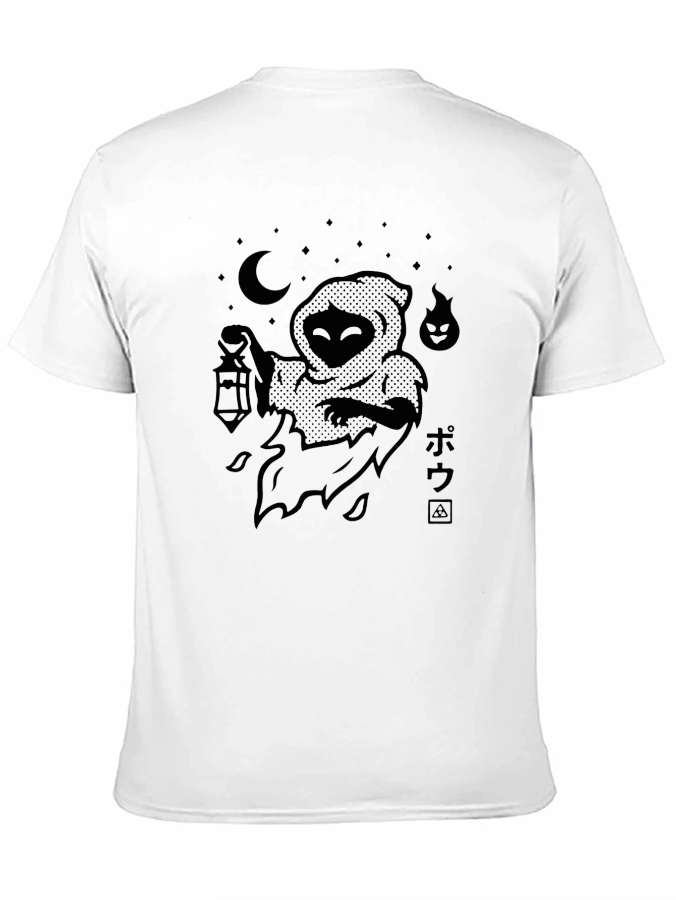 Mystic Lantern Black Graphic T-Shirt