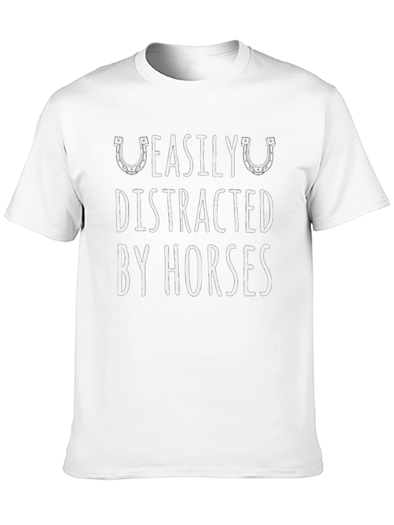 Easily Distracted by Horses Graphic Tee