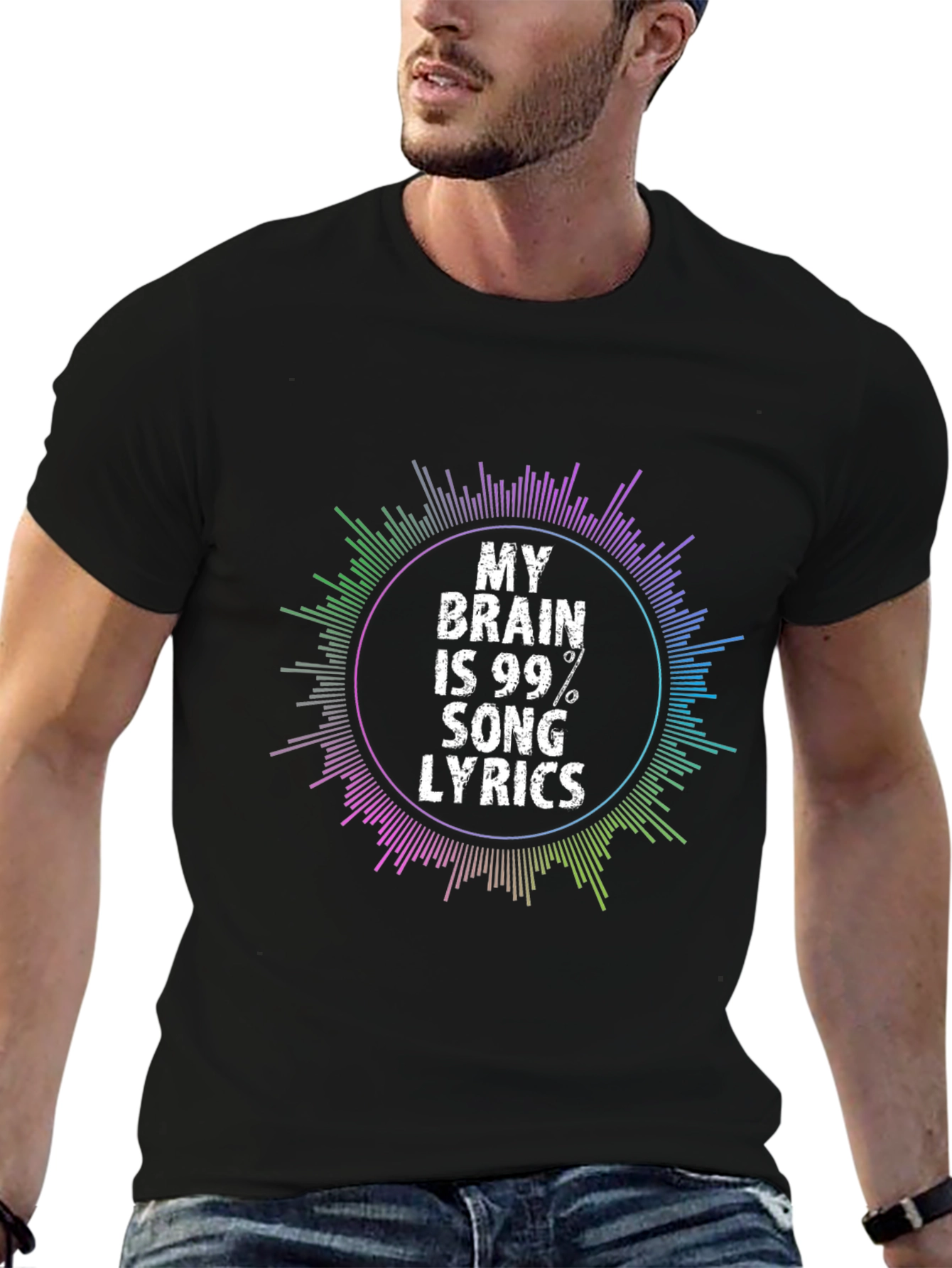 My Brain is 99% Song Lyrics T-Shirt