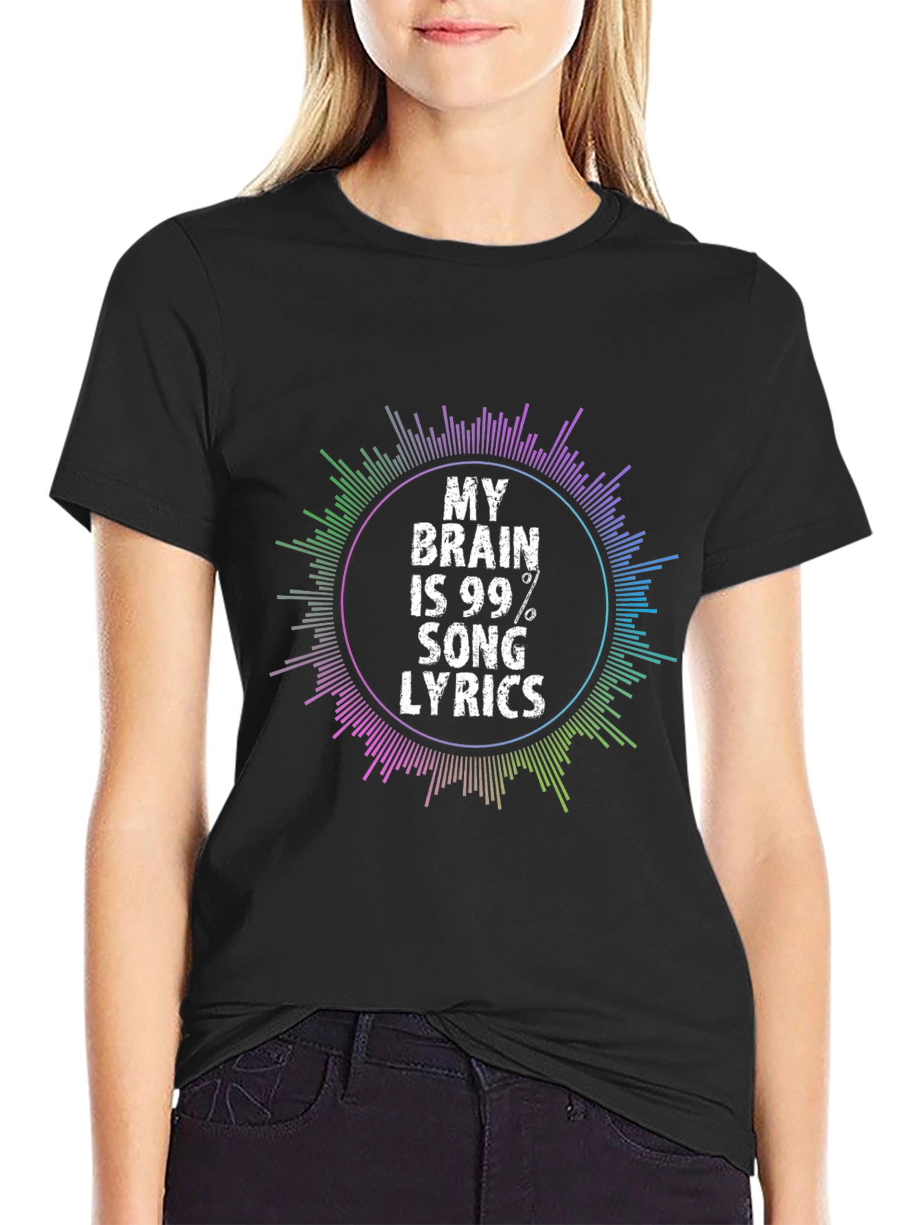My Brain is 99% Song Lyrics T-Shirt