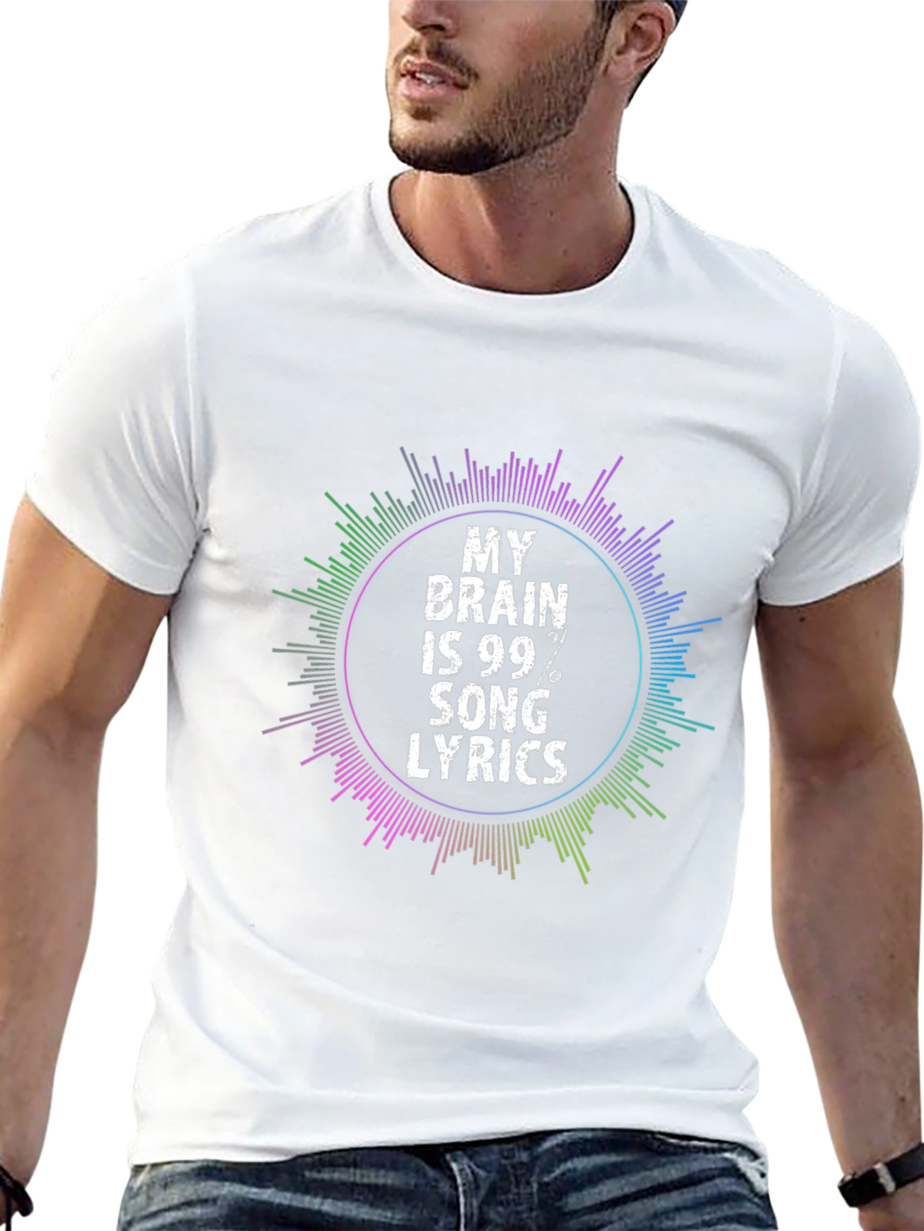 My Brain is 99% Song Lyrics T-Shirt