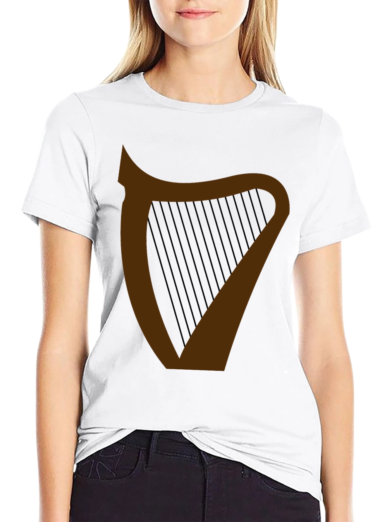 Irish Harp Graphic Tee - St. Patricks Day