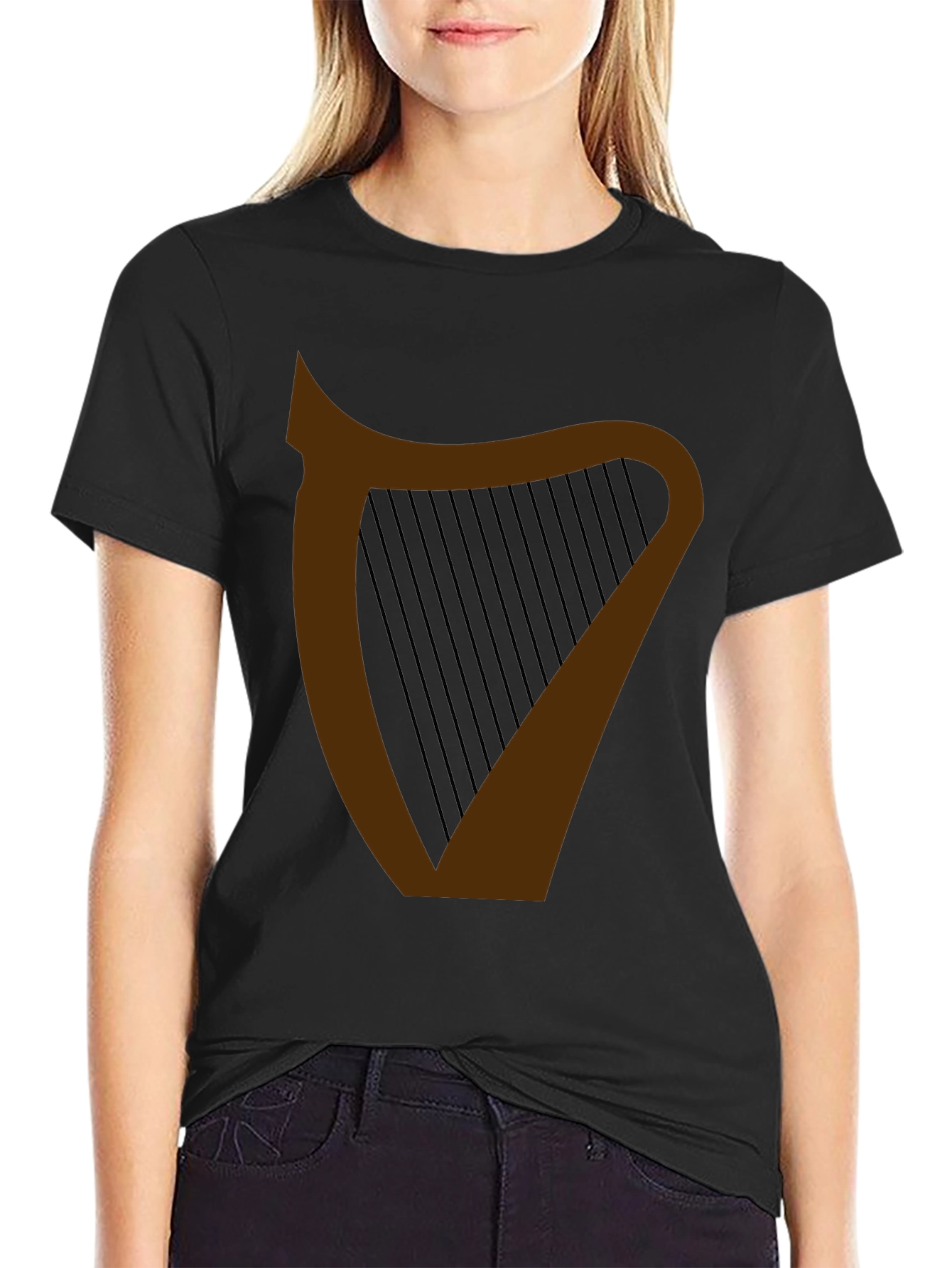 Irish Harp Graphic Tee - St. Patricks Day