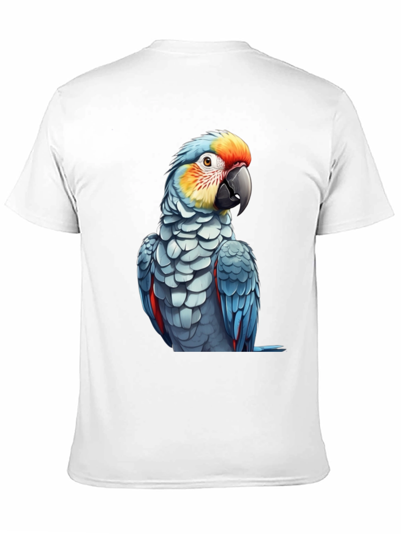 Parrot Graphic Print Black T-Shirt