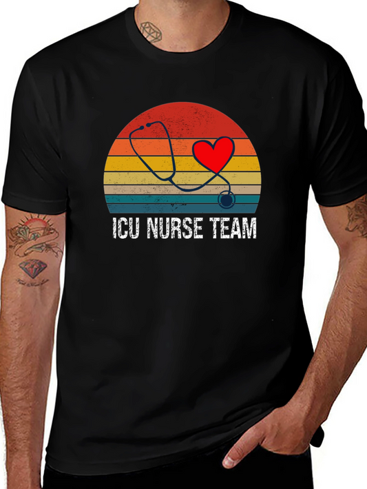 ICU Nurse Team Graphic T-Shirt