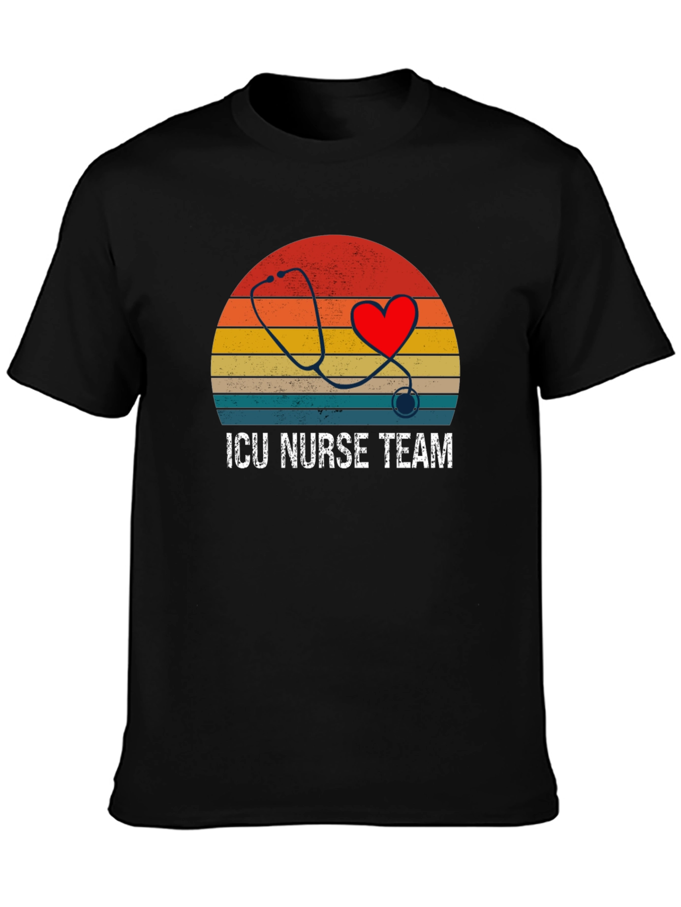 ICU Nurse Team Graphic T-Shirt
