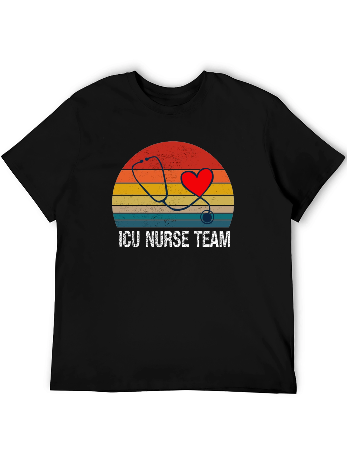 ICU Nurse Team Graphic T-Shirt