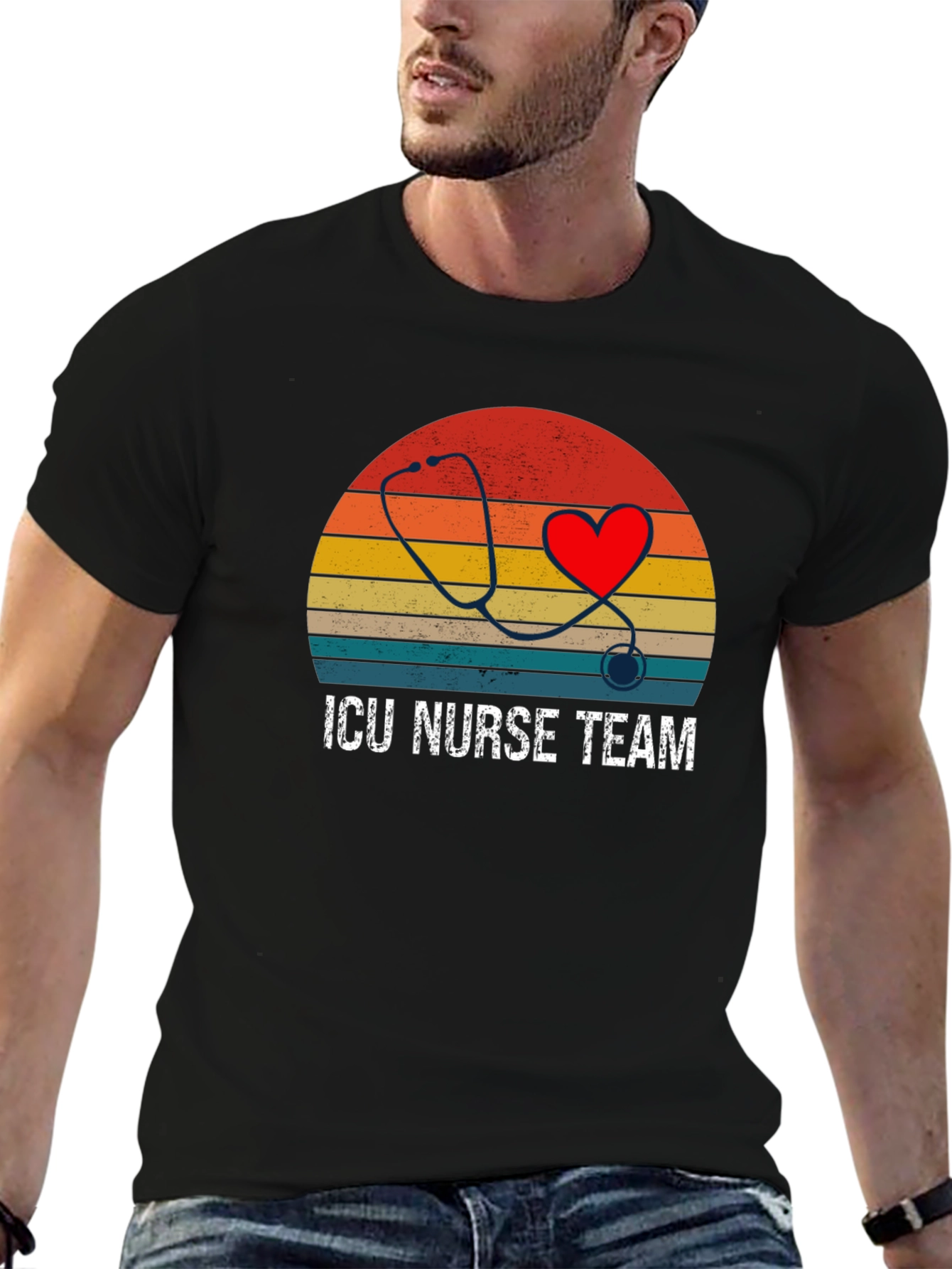 ICU Nurse Team Graphic T-Shirt