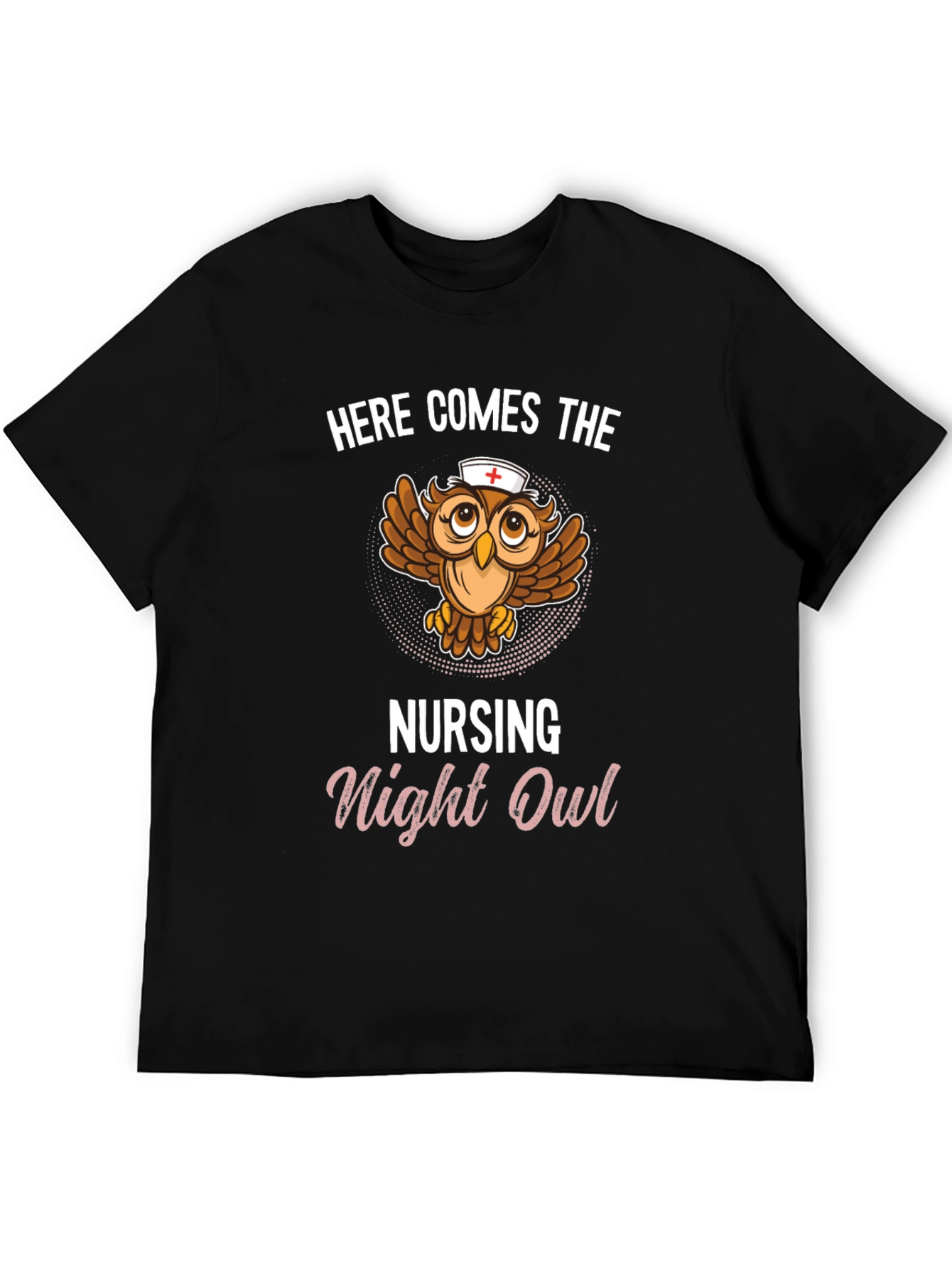 Nursing Night Owl T-Shirt - Funny Nurse Tee