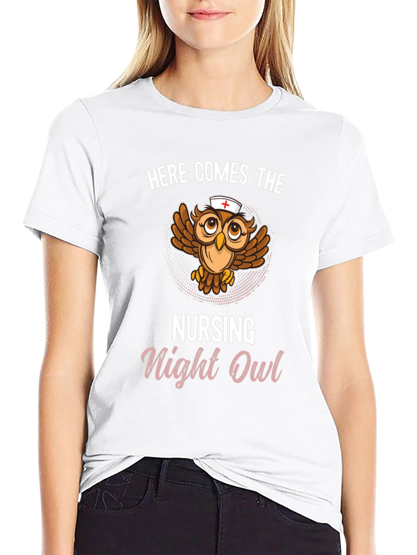 Nursing Night Owl T-Shirt - Funny Nurse Tee