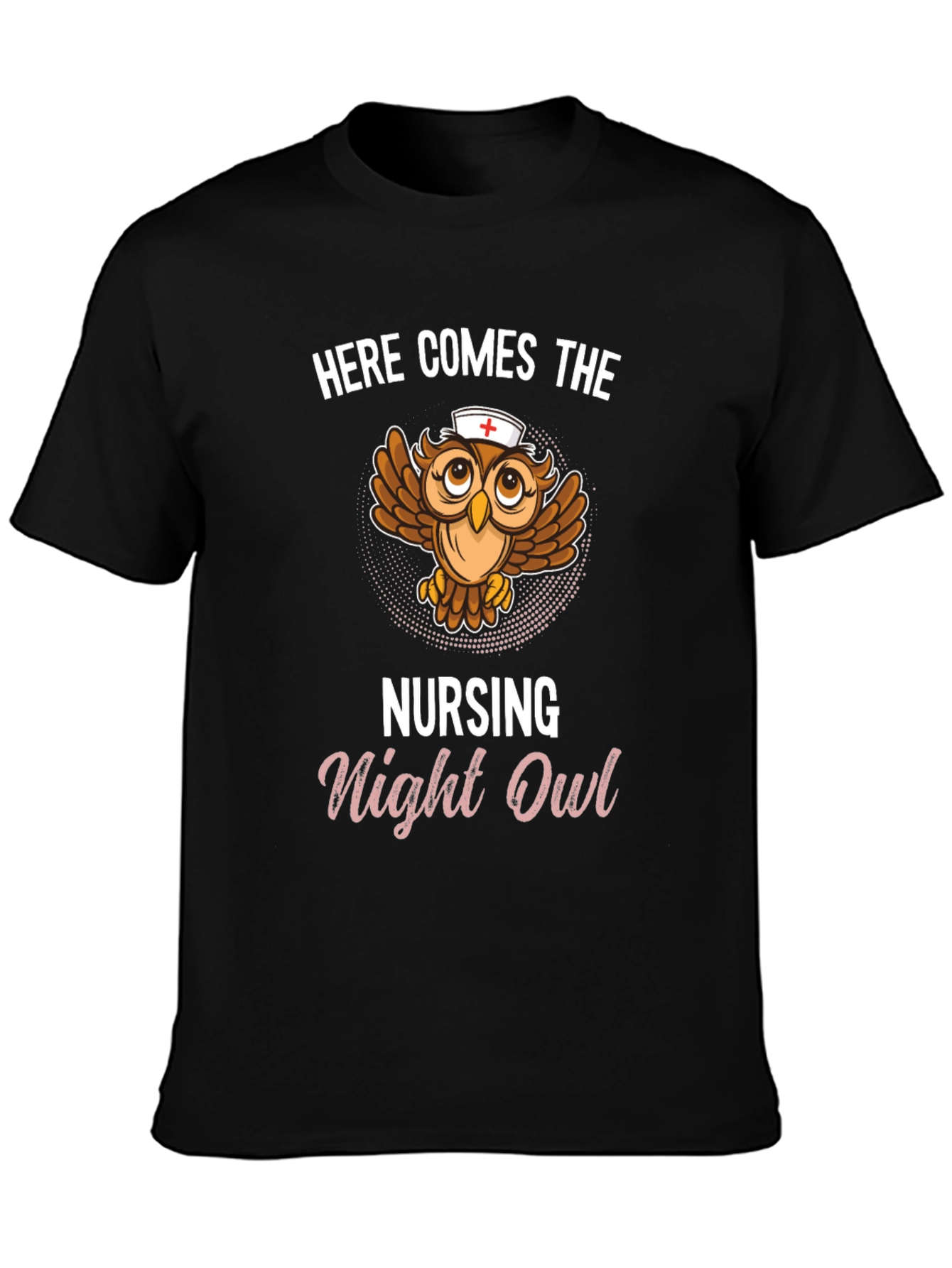 Nursing Night Owl T-Shirt - Funny Nurse Tee