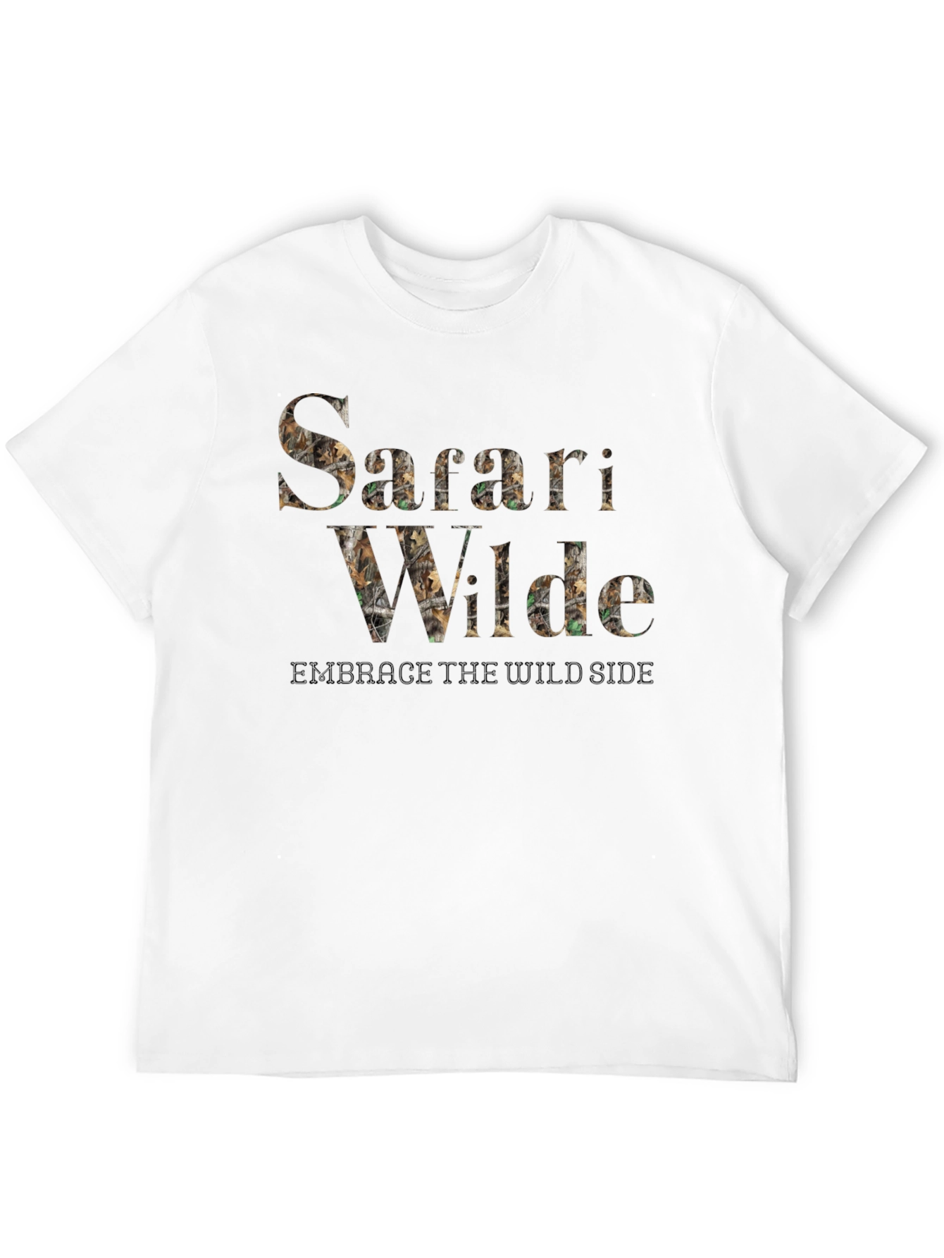 Safari Wilde Mens Black T-Shirt