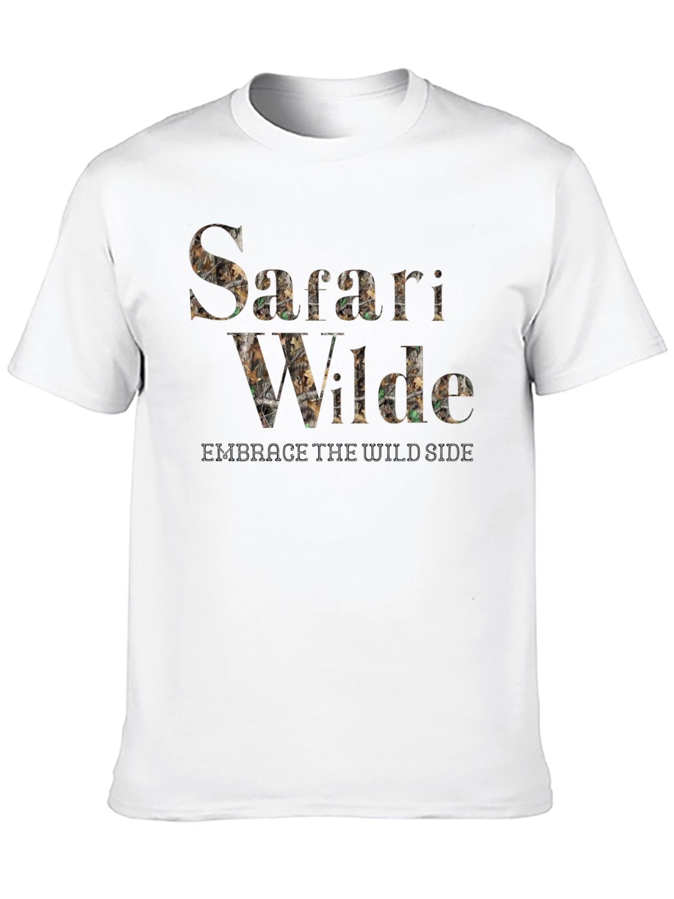 Safari Wilde Mens Black T-Shirt