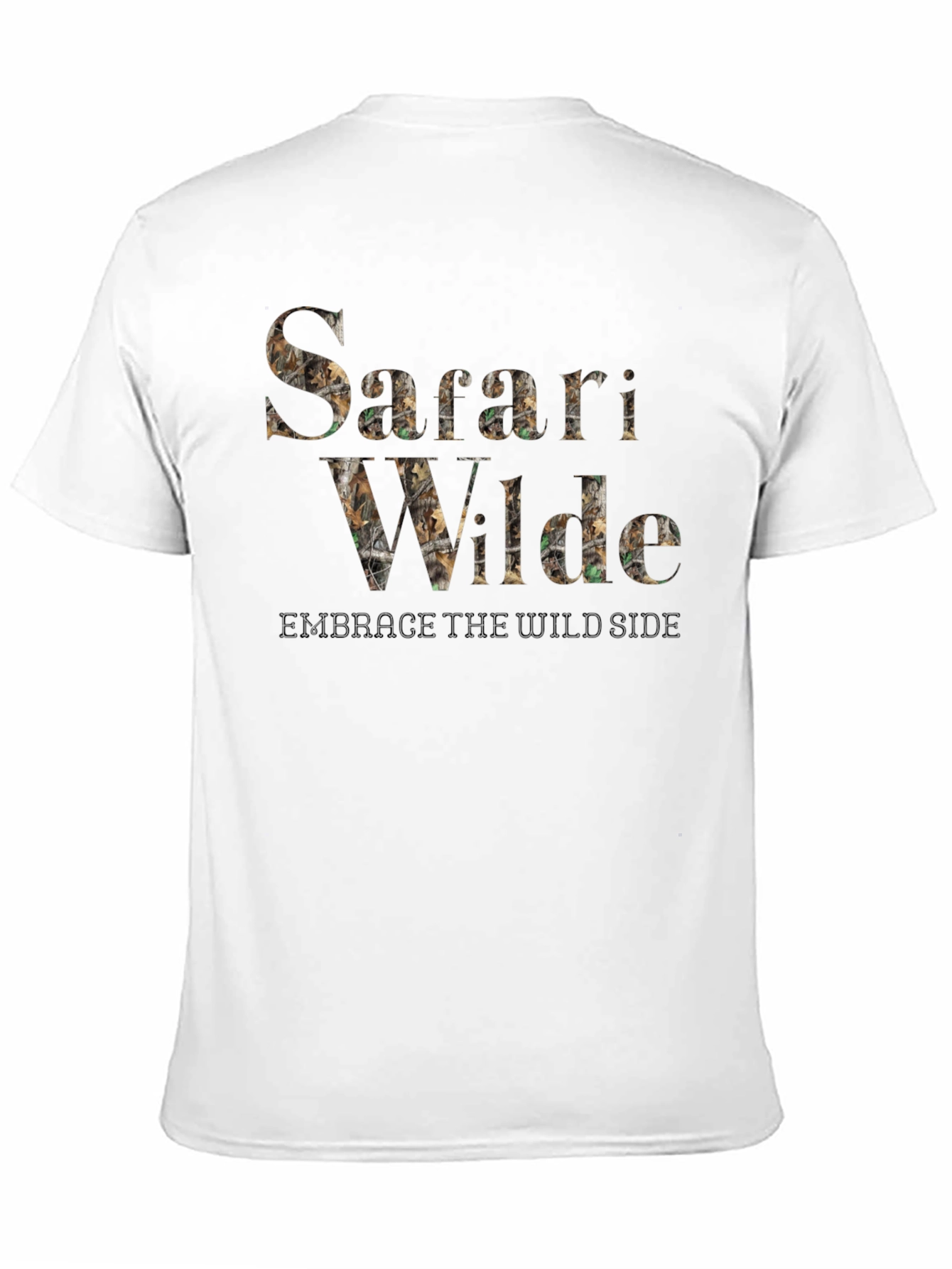 Safari Wilde Mens Black T-Shirt