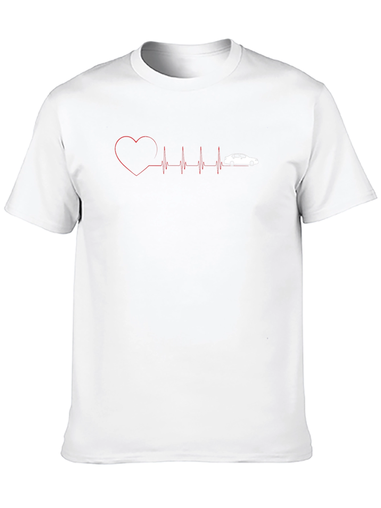Car Heartbeat Graphic Tee