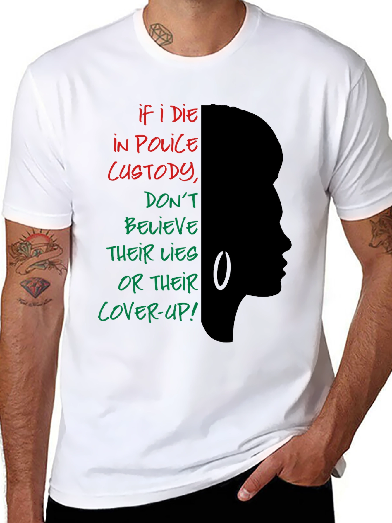 If I Die in Police Custody Graphic T-Shirt