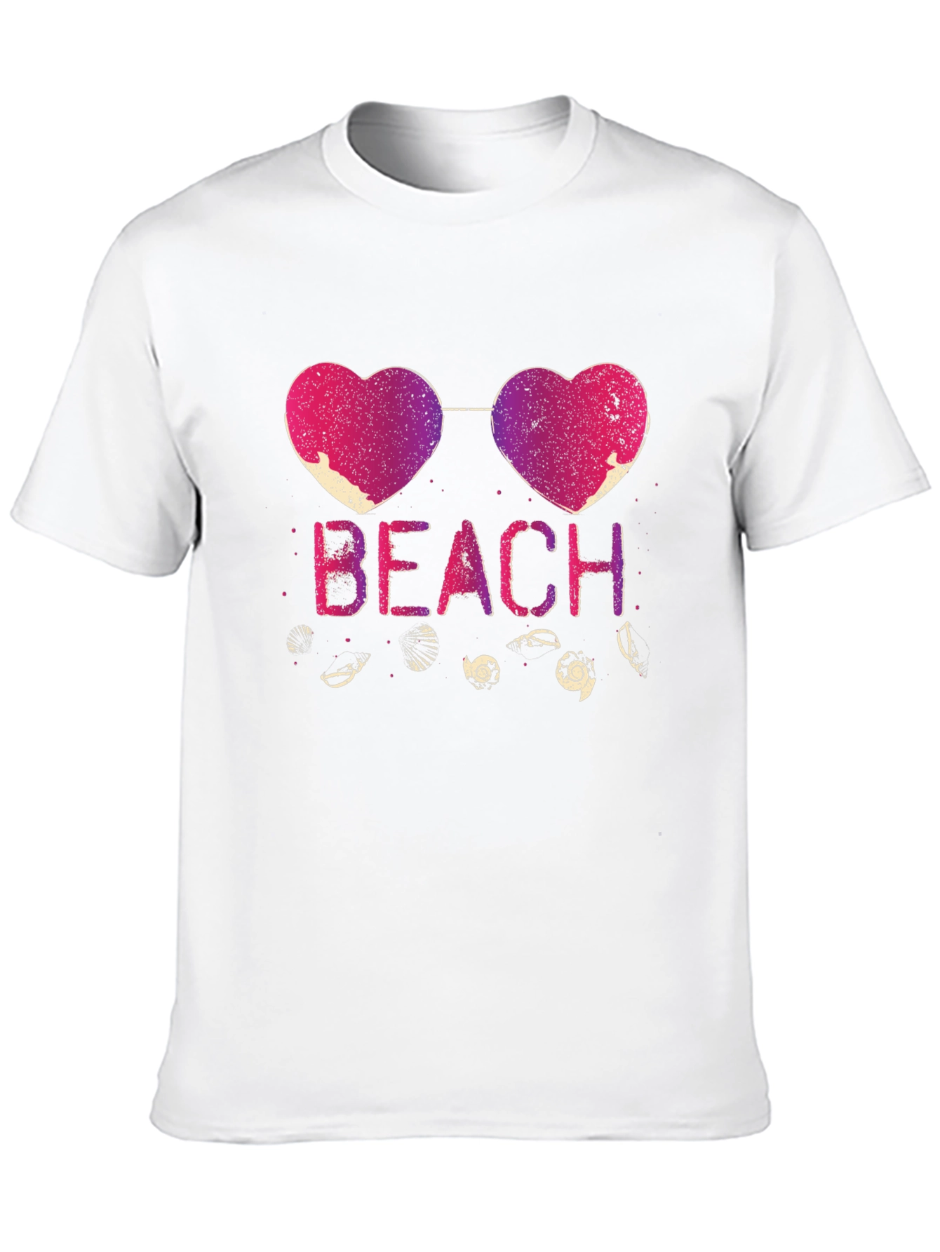 Beach Heart Sunglasses Graphic Tee