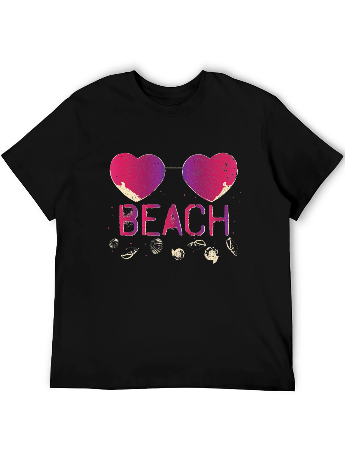 Beach Heart Sunglasses Graphic Tee