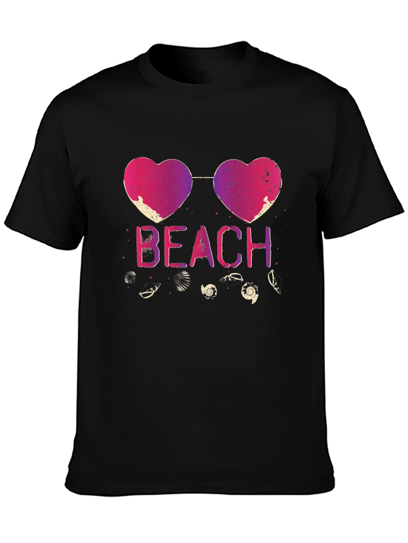 Beach Heart Sunglasses Graphic Tee