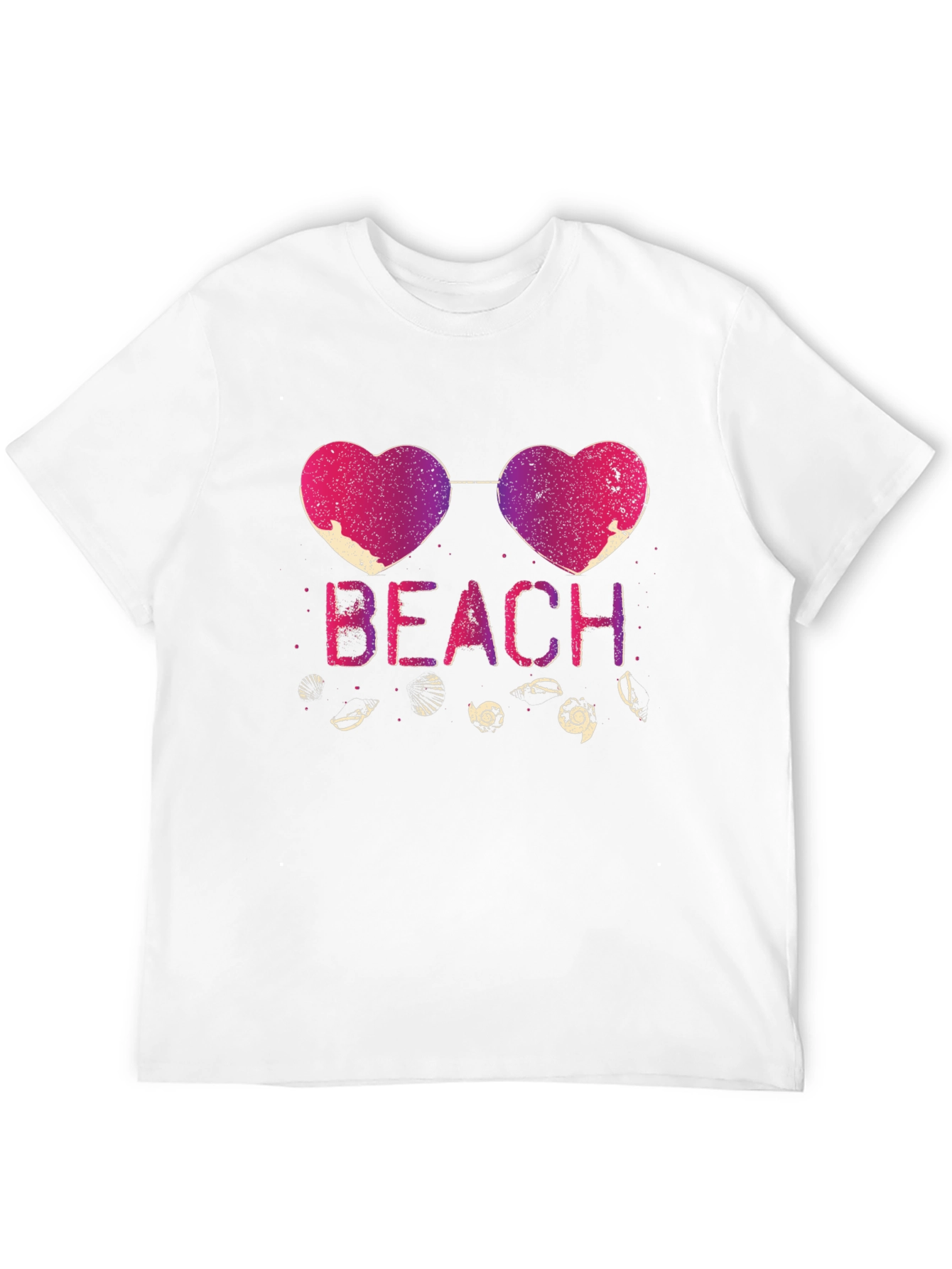 Beach Heart Sunglasses Graphic Tee