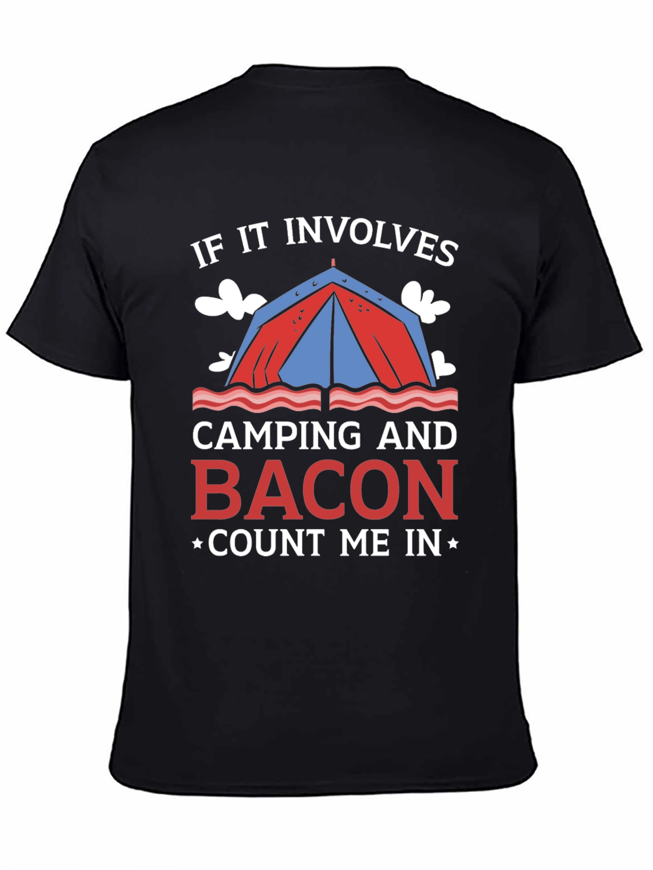 Camping and Bacon T-Shirt