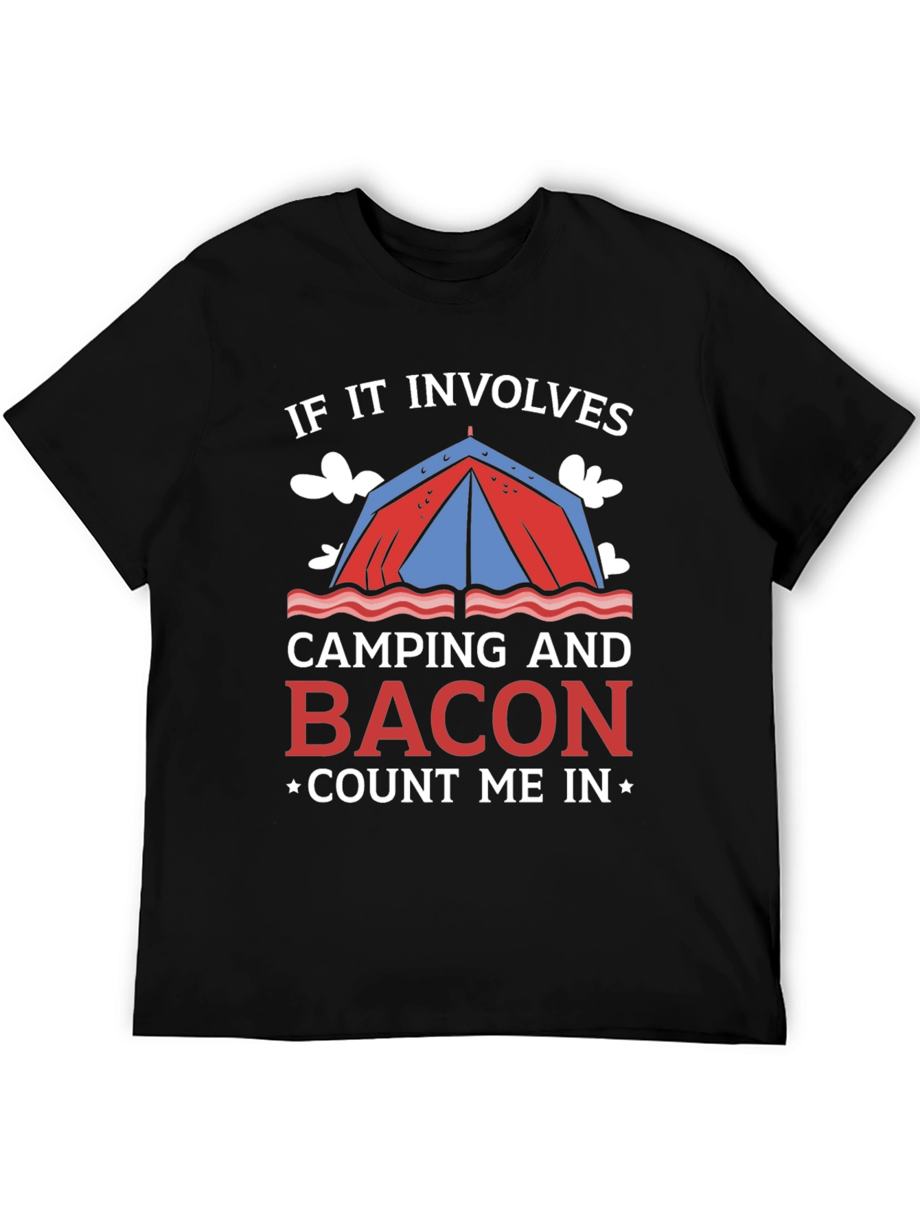 Camping and Bacon T-Shirt