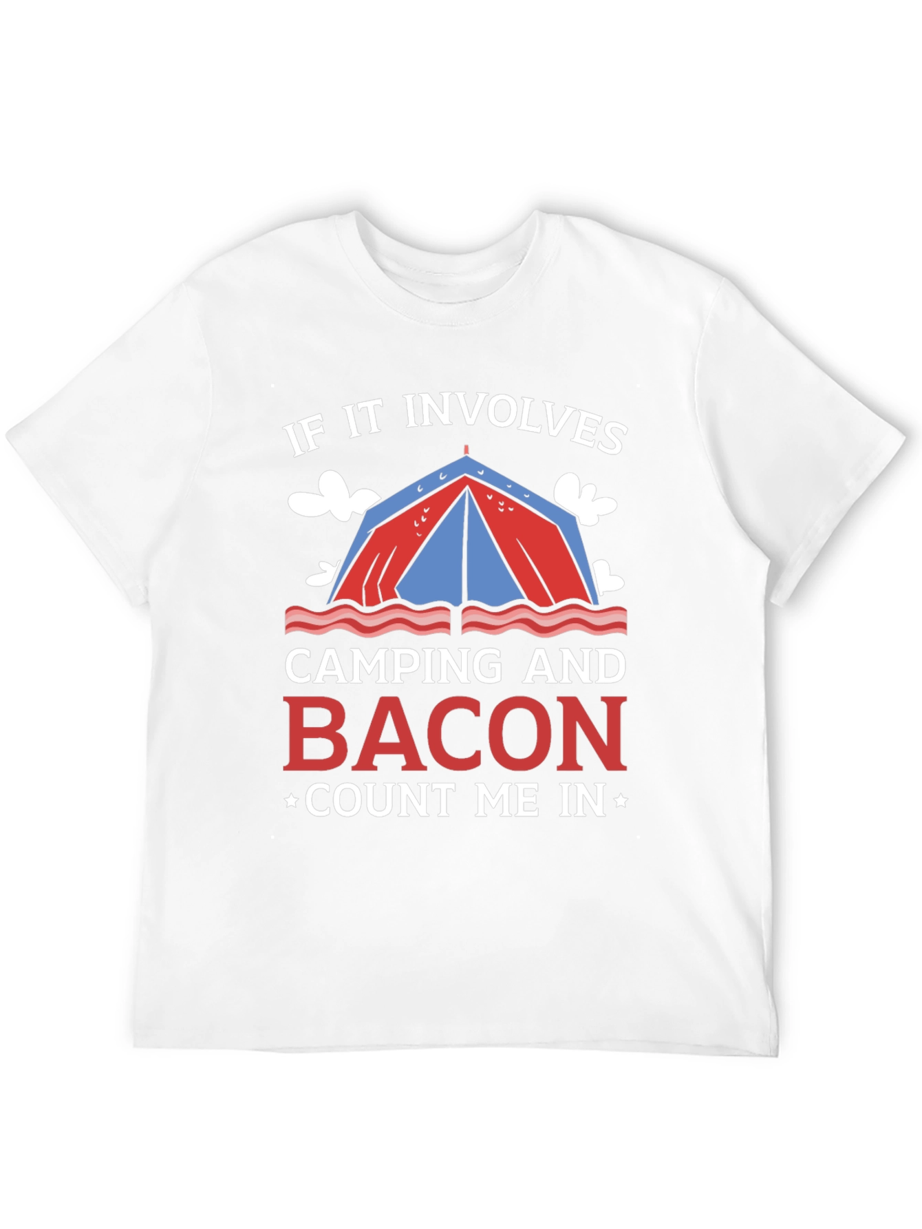 Camping and Bacon T-Shirt