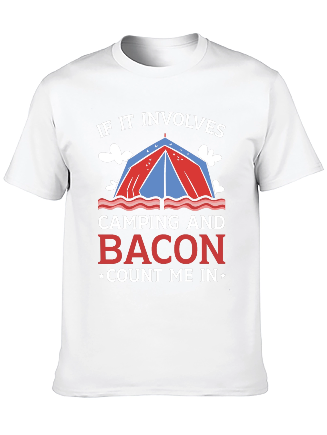 Camping and Bacon T-Shirt