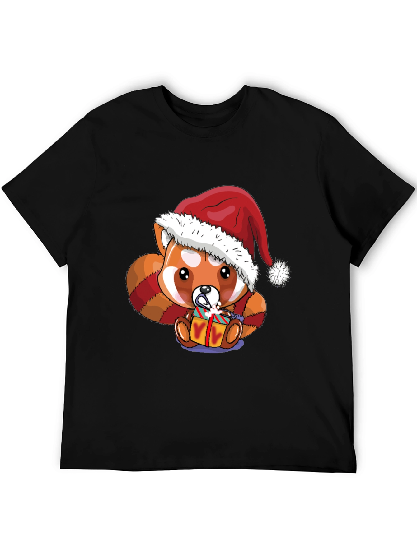 Christmas Red Panda T-Shirt Cute Holiday Gift