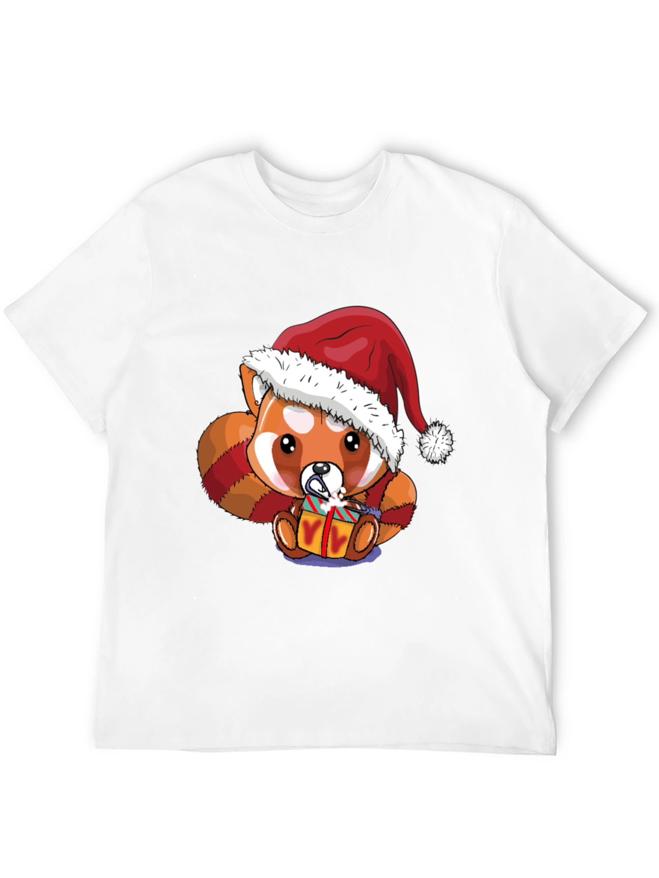 Christmas Red Panda T-Shirt Cute Holiday Gift