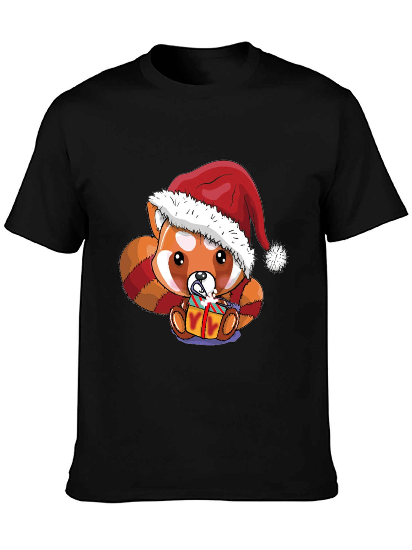 Christmas Red Panda T-Shirt Cute Holiday Gift