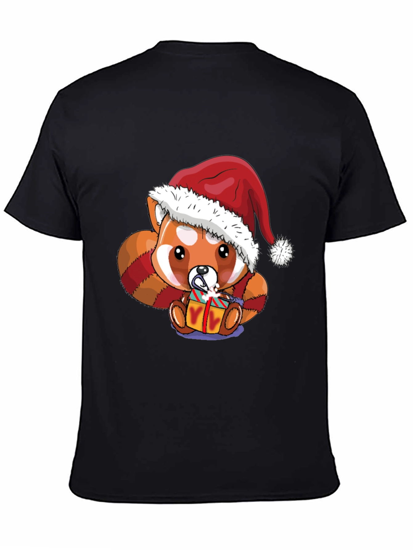 Christmas Red Panda T-Shirt Cute Holiday Gift