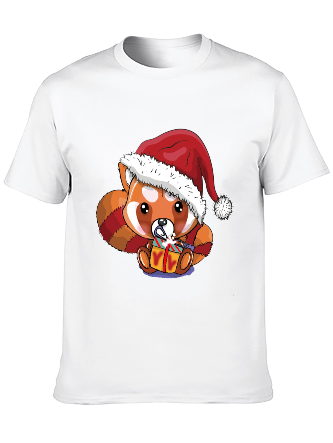 Christmas Red Panda T-Shirt Cute Holiday Gift