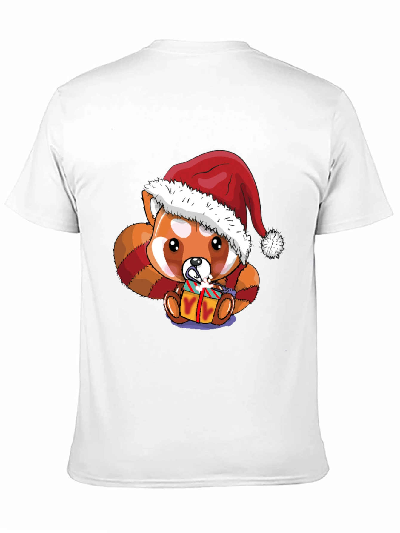 Christmas Red Panda T-Shirt Cute Holiday Gift