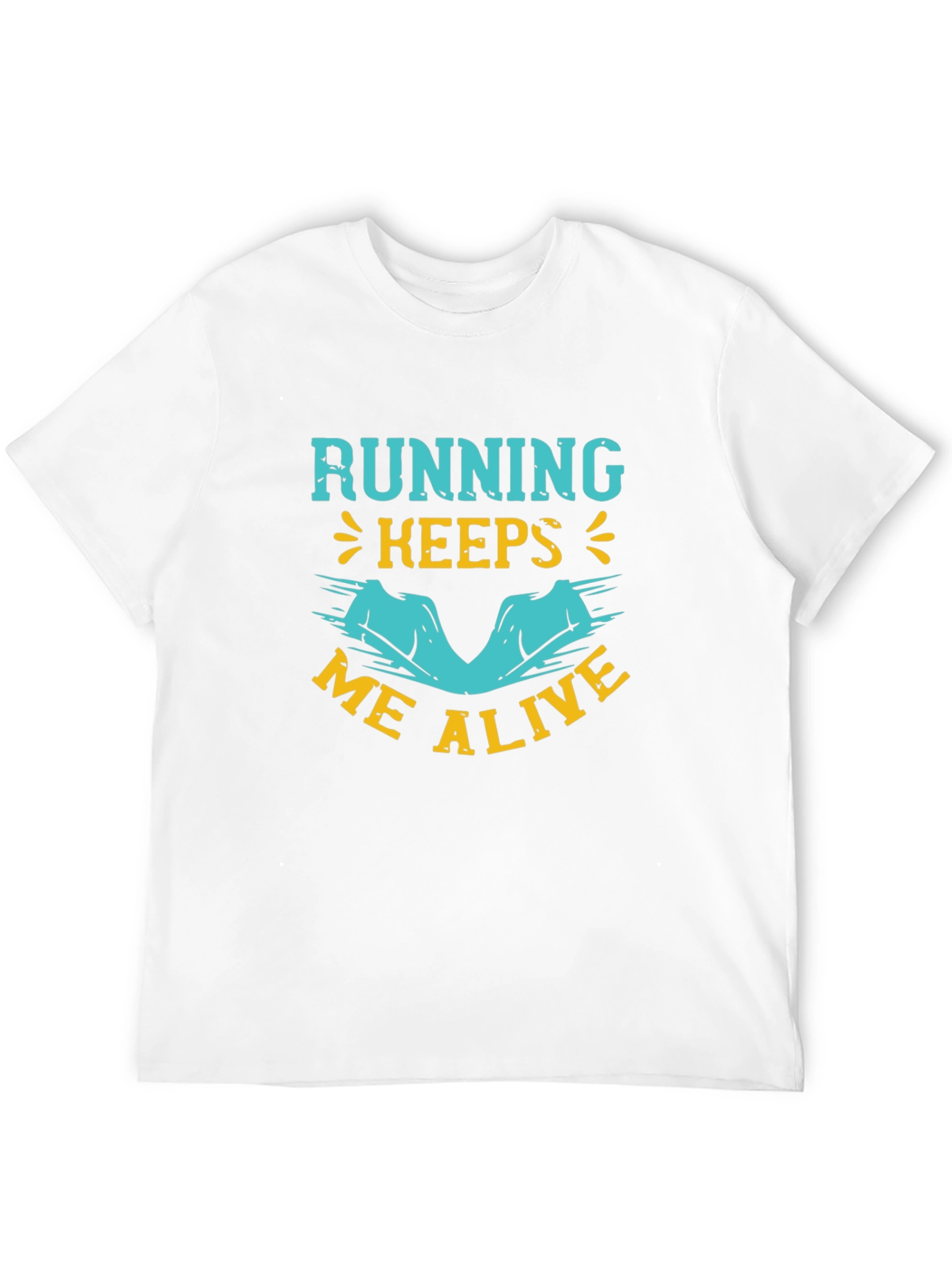 Running Keeps Me Alive Graphic T-Shirt
