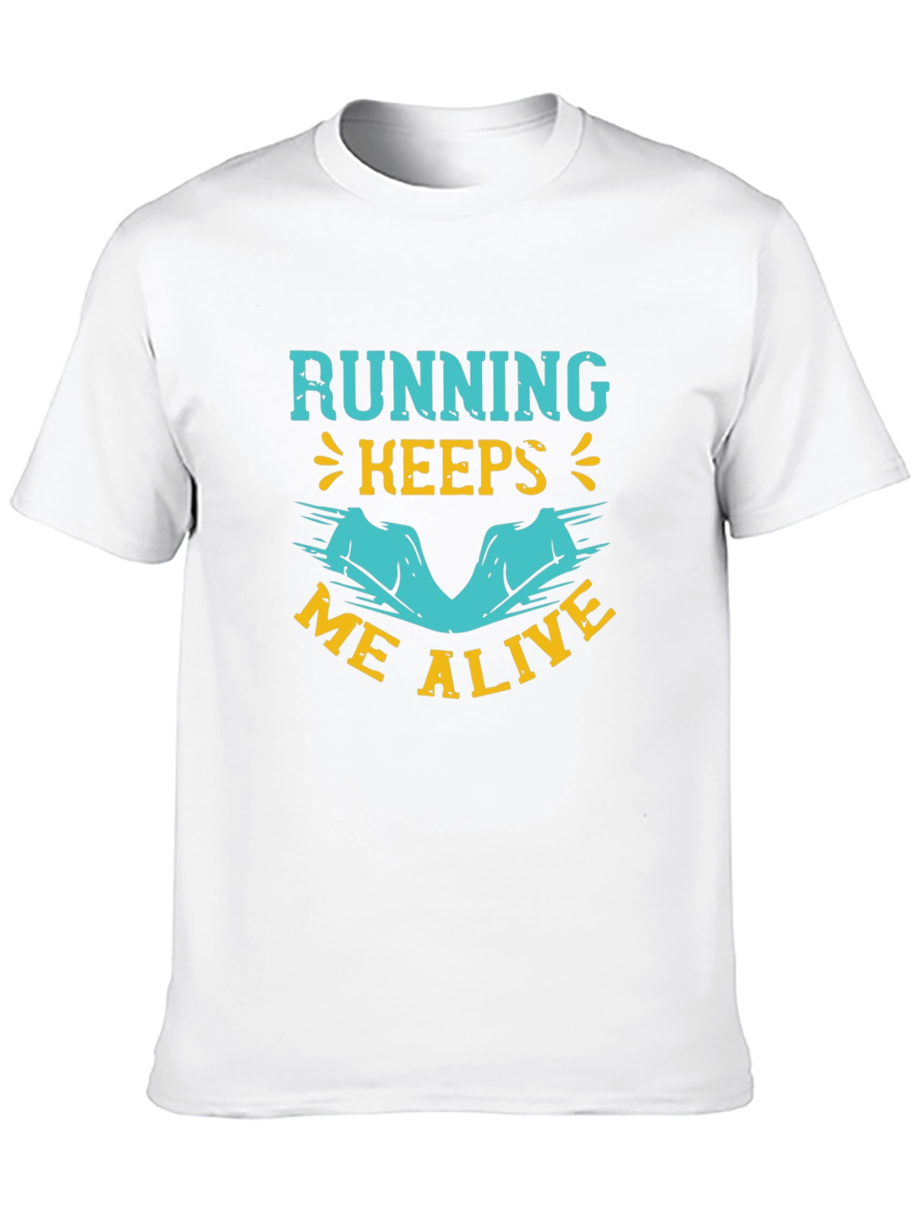 Running Keeps Me Alive Graphic T-Shirt
