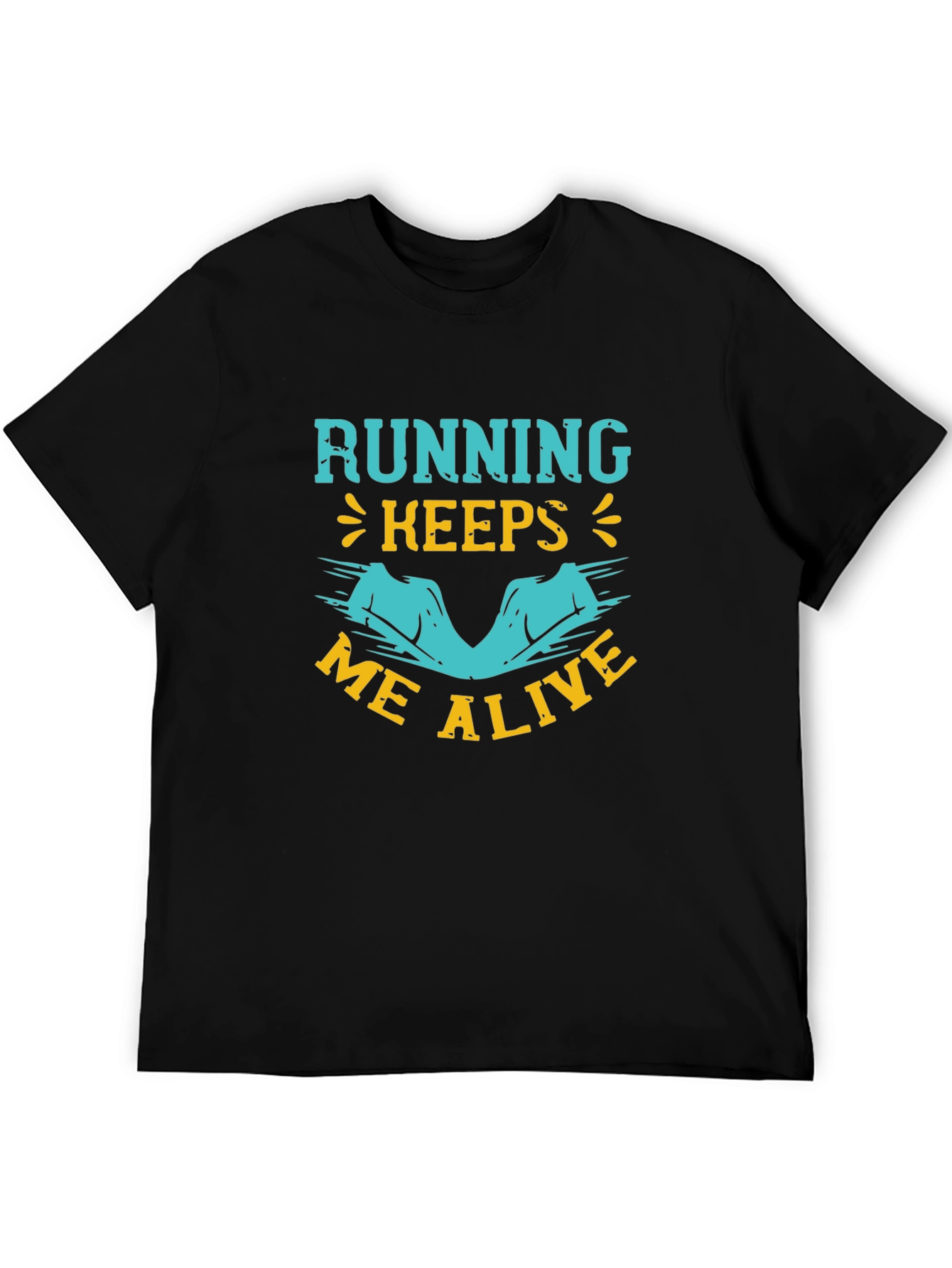 Running Keeps Me Alive Graphic T-Shirt