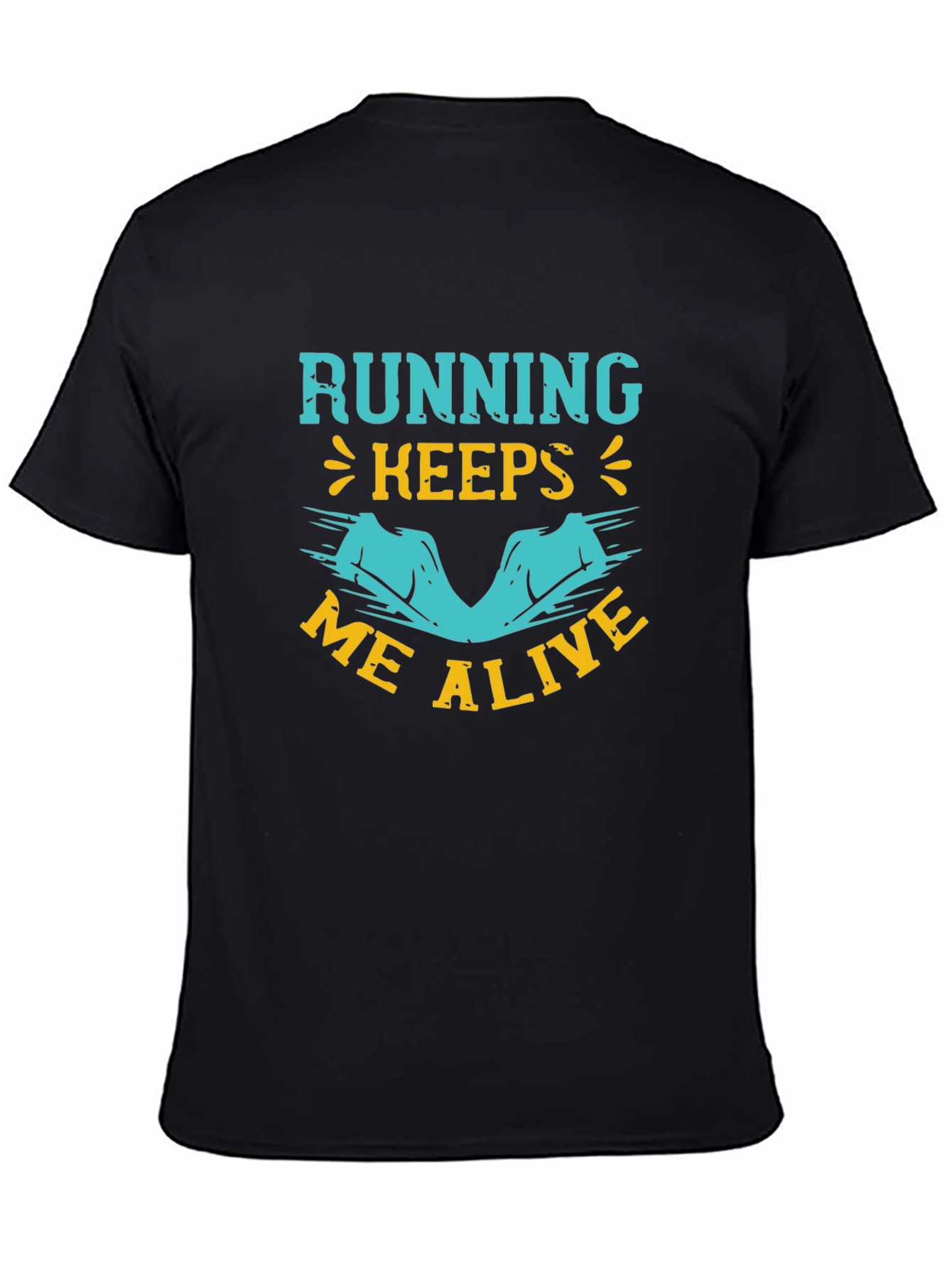 Running Keeps Me Alive Graphic T-Shirt