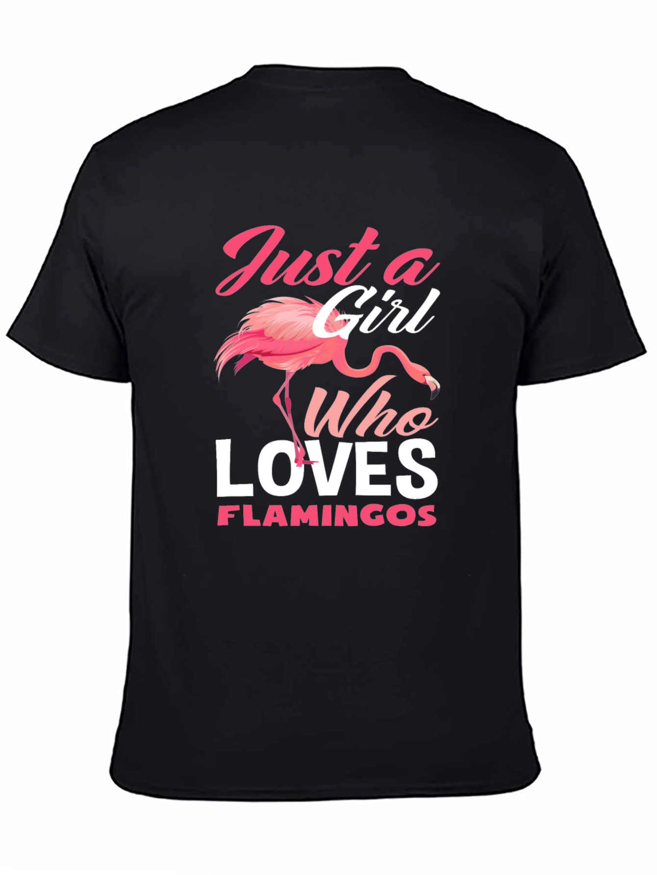Just A Girl Who Loves Flamingos T-Shirt