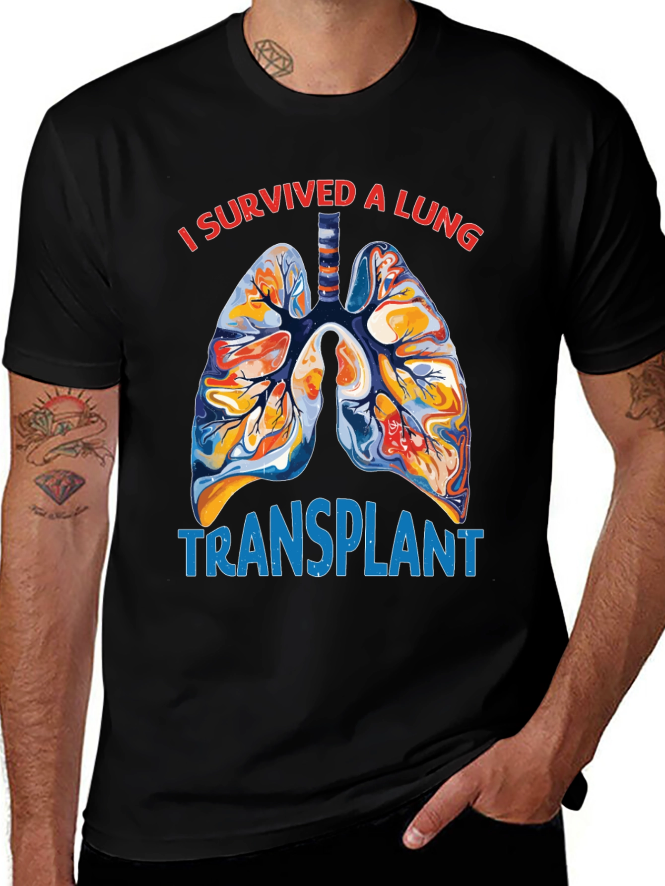 Lung Transplant Survivor Graphic Tee