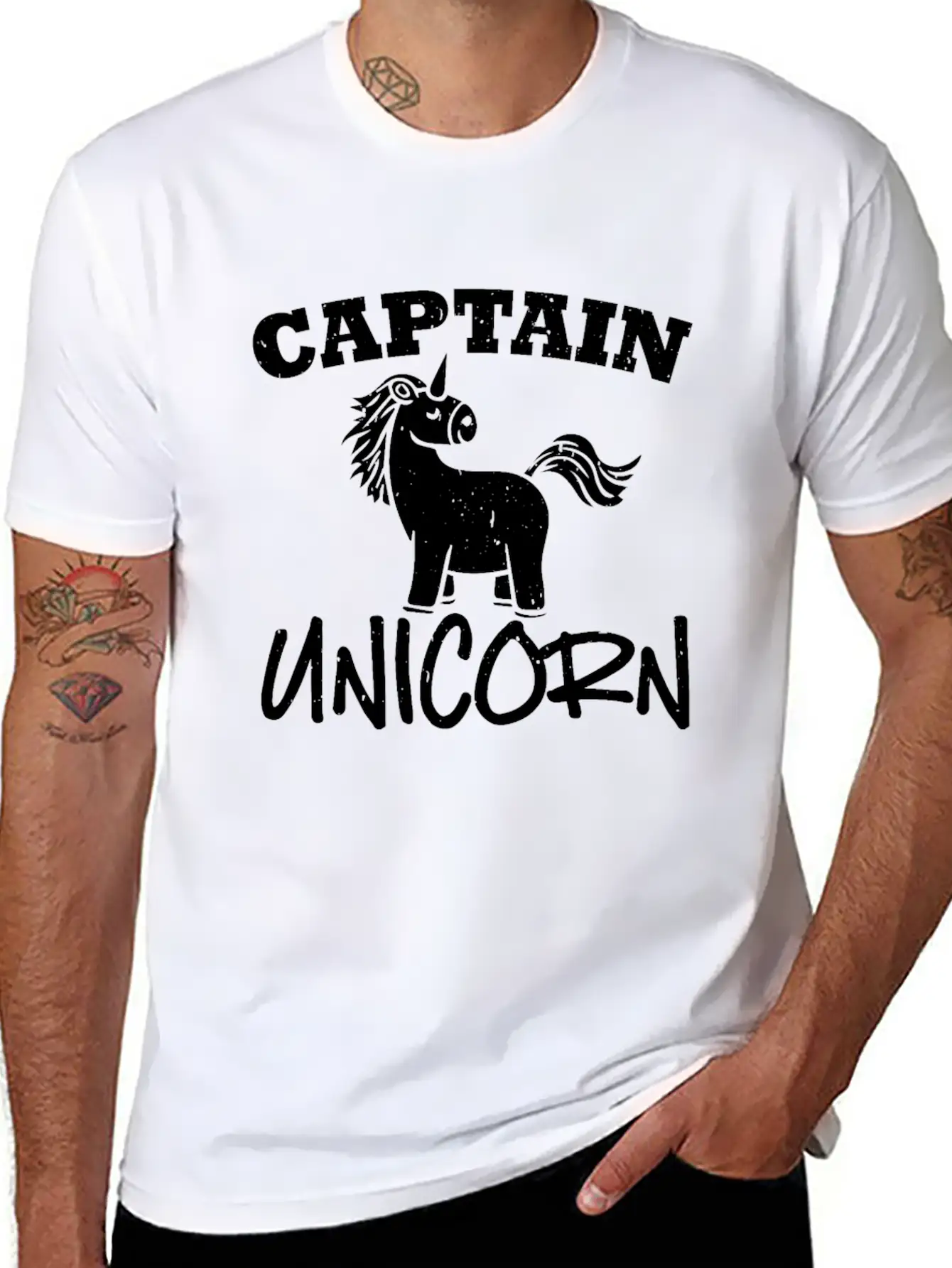Unicorn Unisex Casual T-Shirt – Clean Design For Daily Comfort